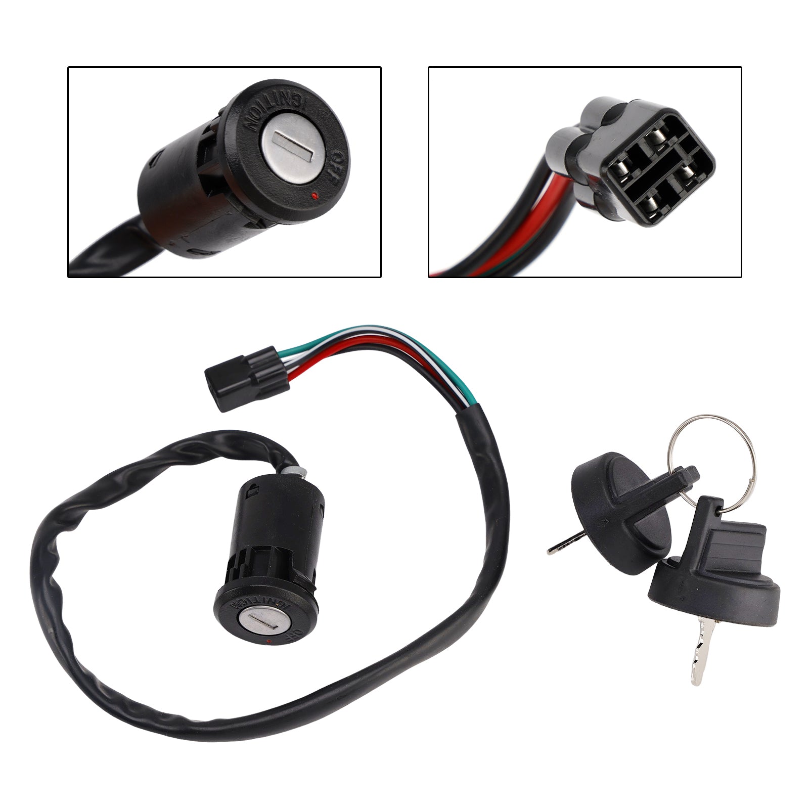 Honda Trx450R 04-09 Er 2006-2009/2012-2014 35100-Hp1-003 Ignition Key Switch