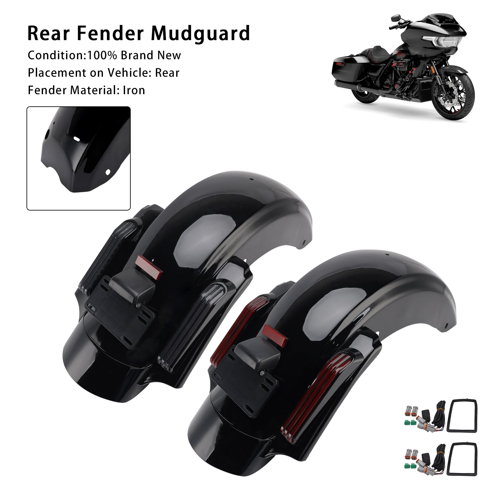 2023-2025 Touring Road Glide Street Glide CVO Rear Fender System