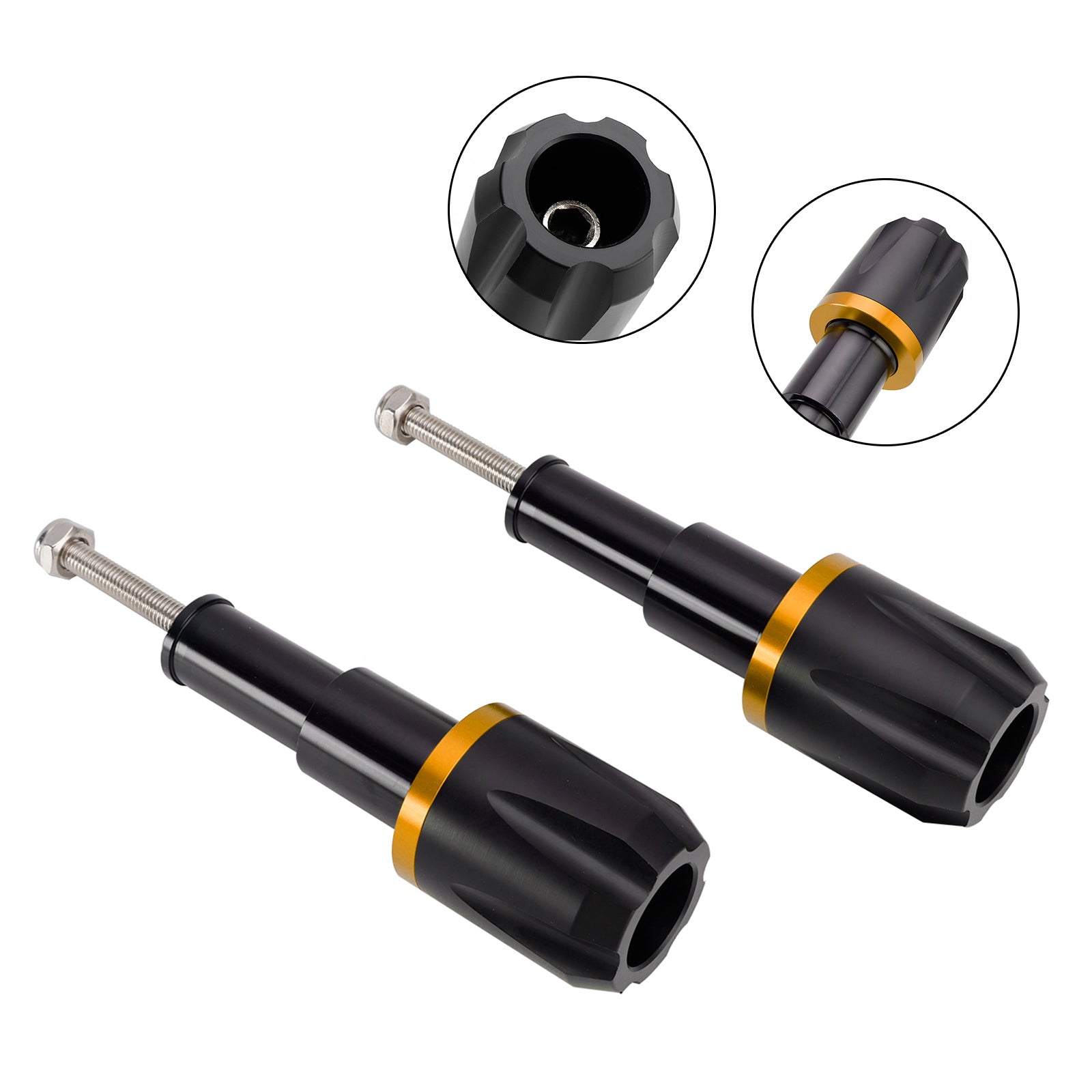 17-21 Honda Rebel Cmx500 Cm500 Crash Bobbin Protector Slider Aluminum Gold