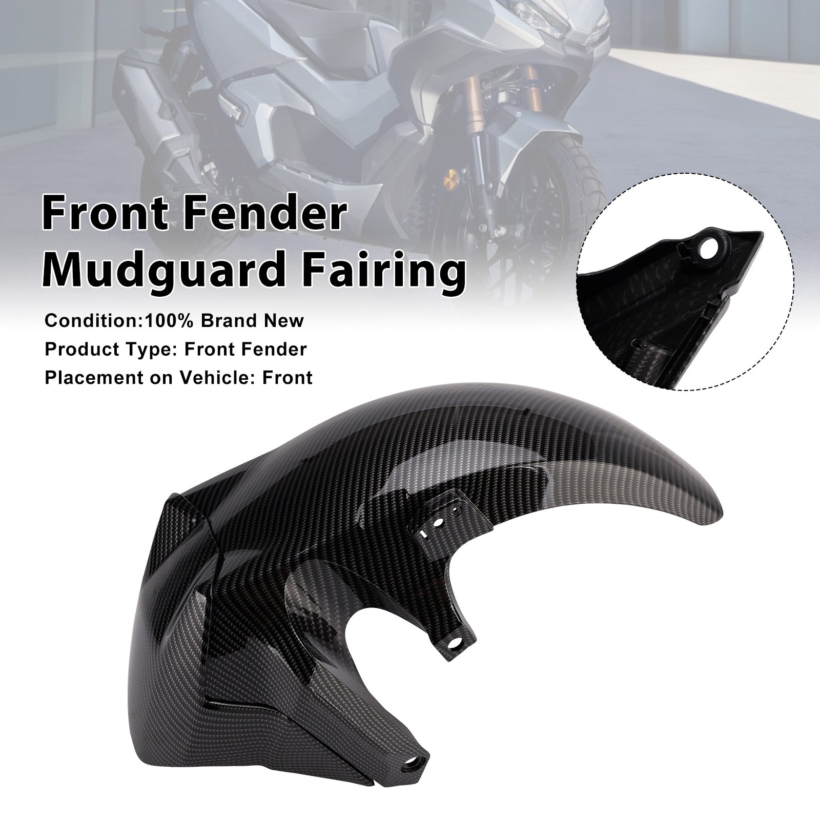 2022-2025 Honda ADV350 Front Fender Mudguard Fairing