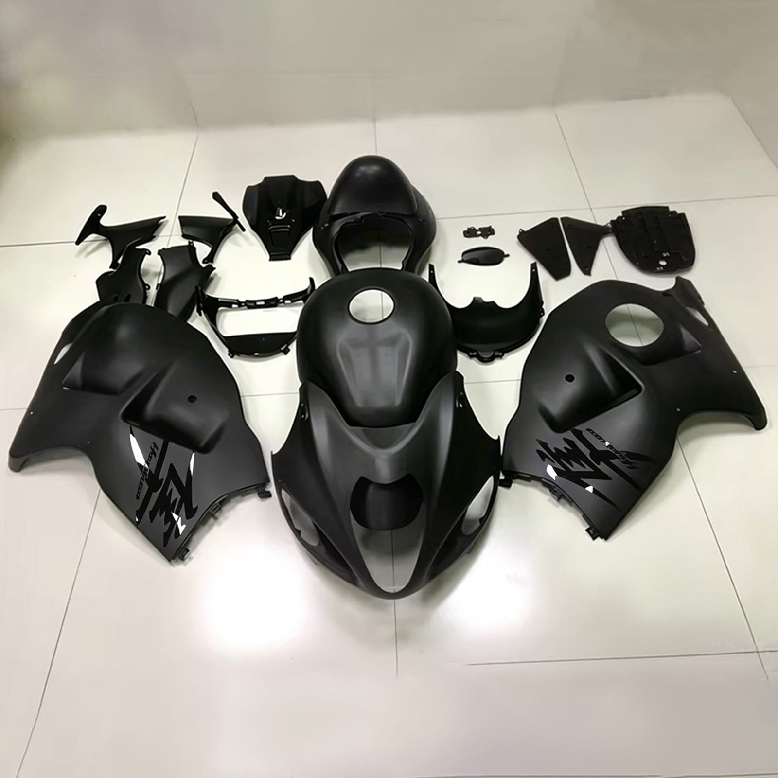 Amotopart 1999-2007 Suzuki Hayabusa GSX1300R Black Fairing Kit