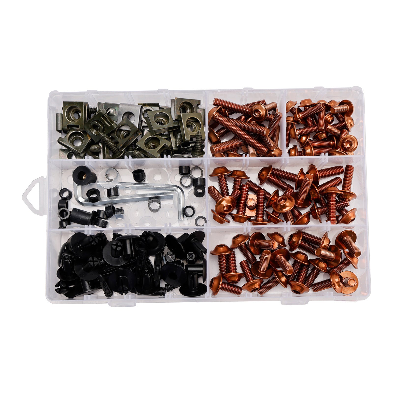 Amotopart 2016-2020 Kawasaki ZX10R Orange Goldverkaufskit