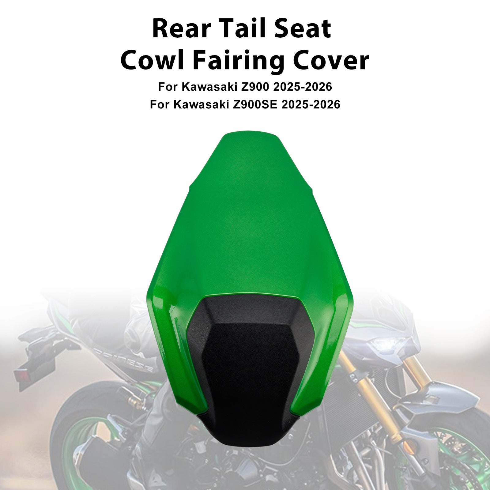 Kawasaki Z900 Z900SE 2025-2026 Couvercle de carénage de capot de siège arrière