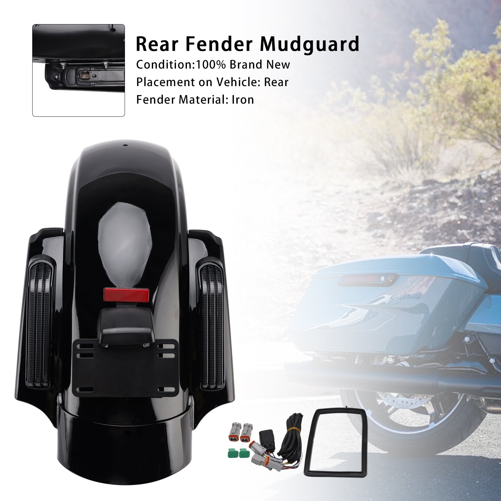 2023-2025 Touring Road Glide Street Glide CVO Rear Fender System