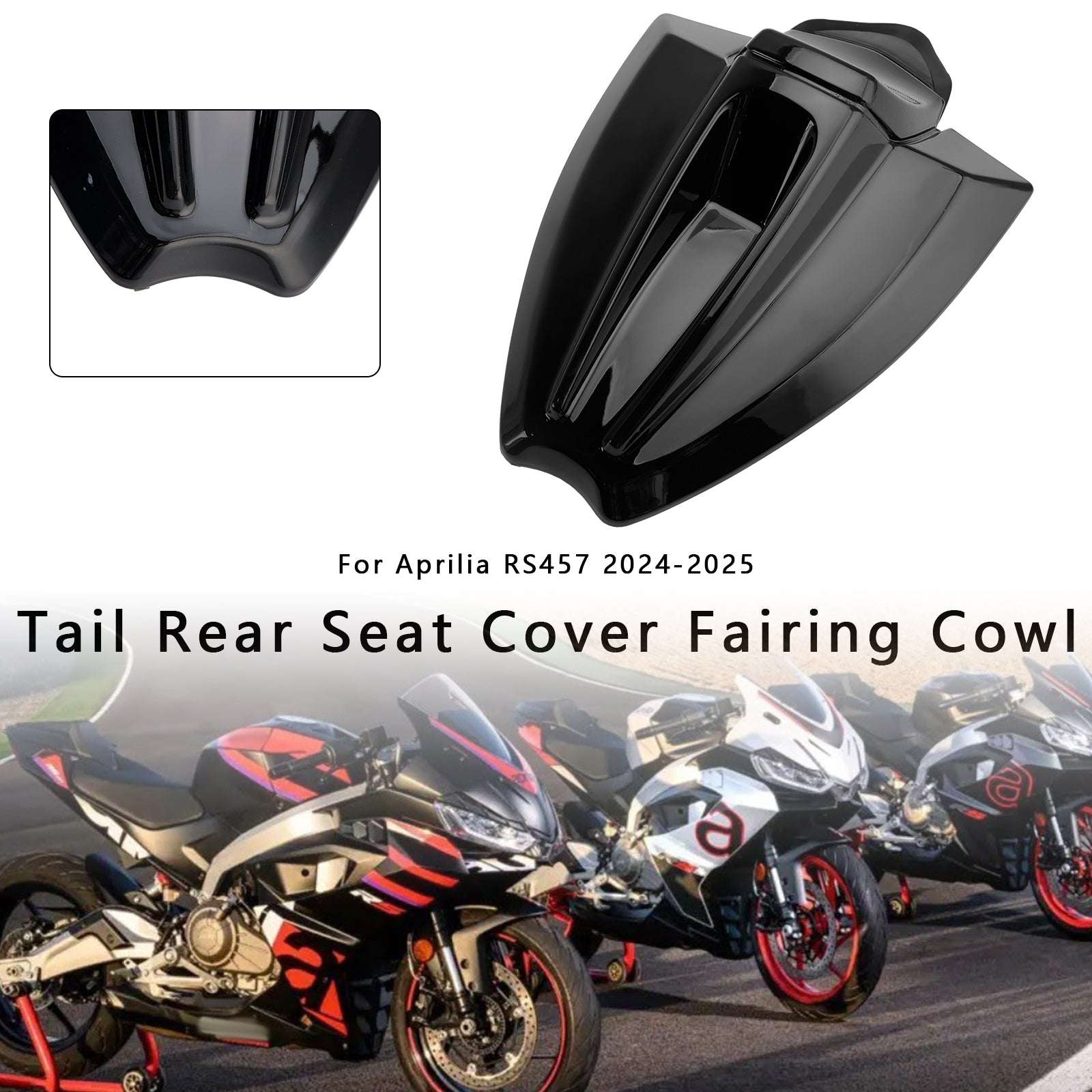 2024-2025 Aprilia RS 457 Tail Rear Seat Cover Fairing Cowl