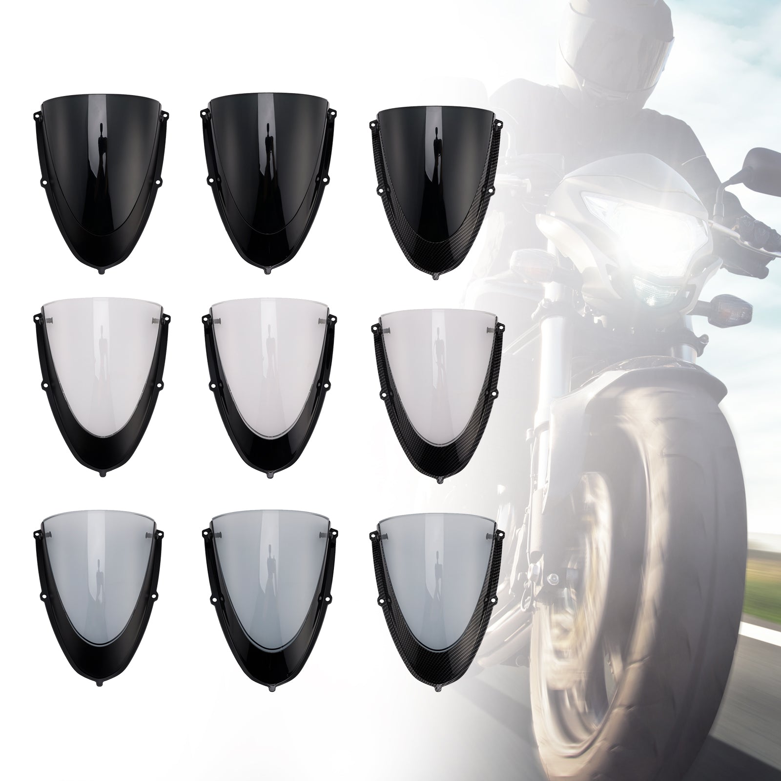 2020-2024 Aprilia RS 660 Headlight Fairing Windshield WindScreen Fit