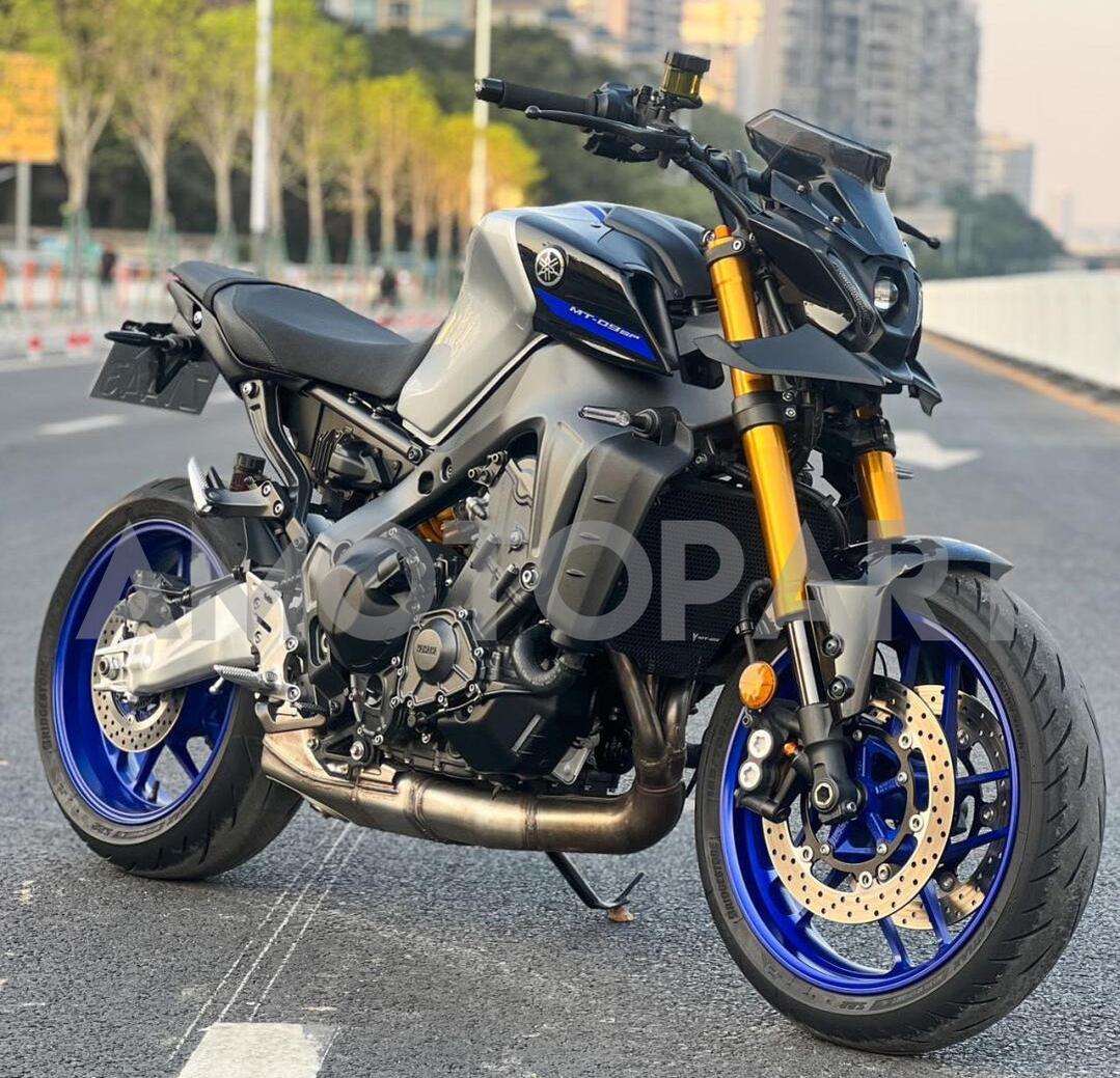 Amotopart 2021-2024 Yamaha MT-09 Grey Black Fairing Kit