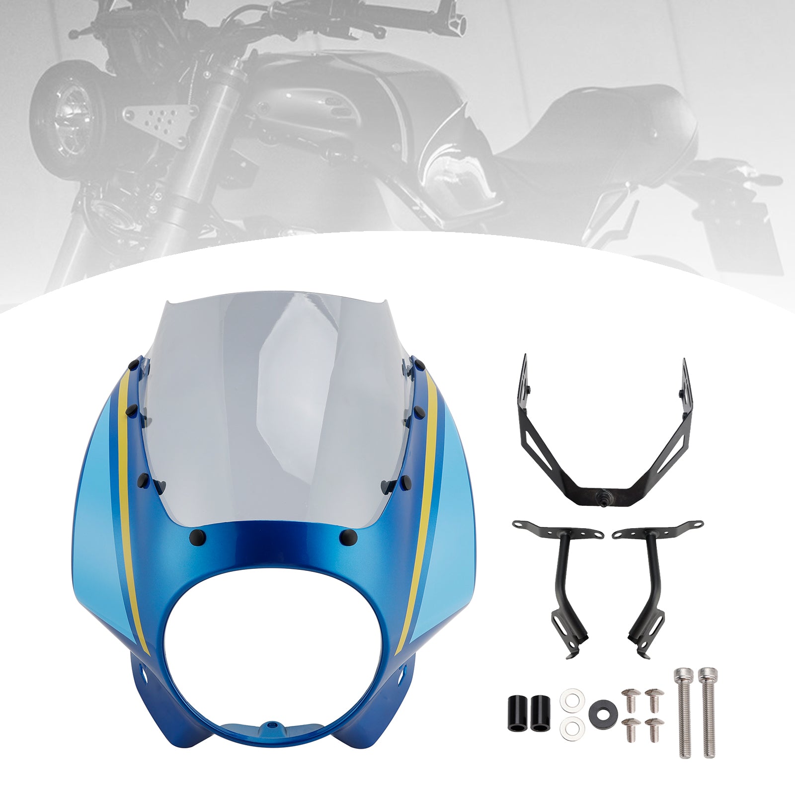 Yamaha XSR900 2022-2025 Headlight Fairing Windshield WindScreen