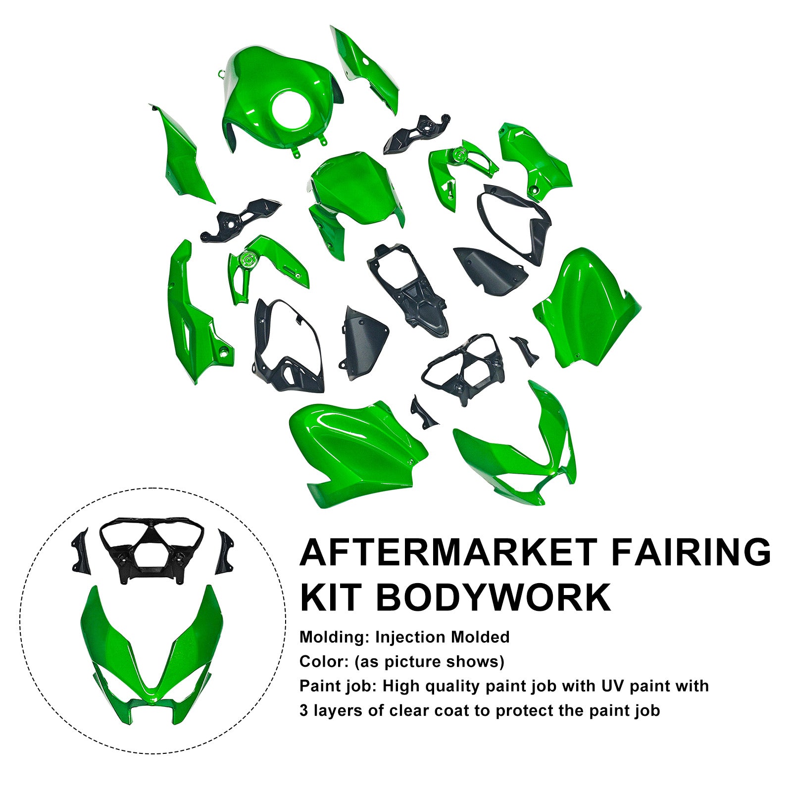 Amotopart 2025–2026 Kawasaki Z900 Verkleidungsset-Kollektion