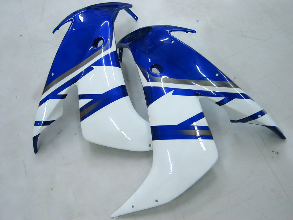 Amotopart 2004-2006 Yamaha YZF 1000 R1 Kit de carenado blanco azul