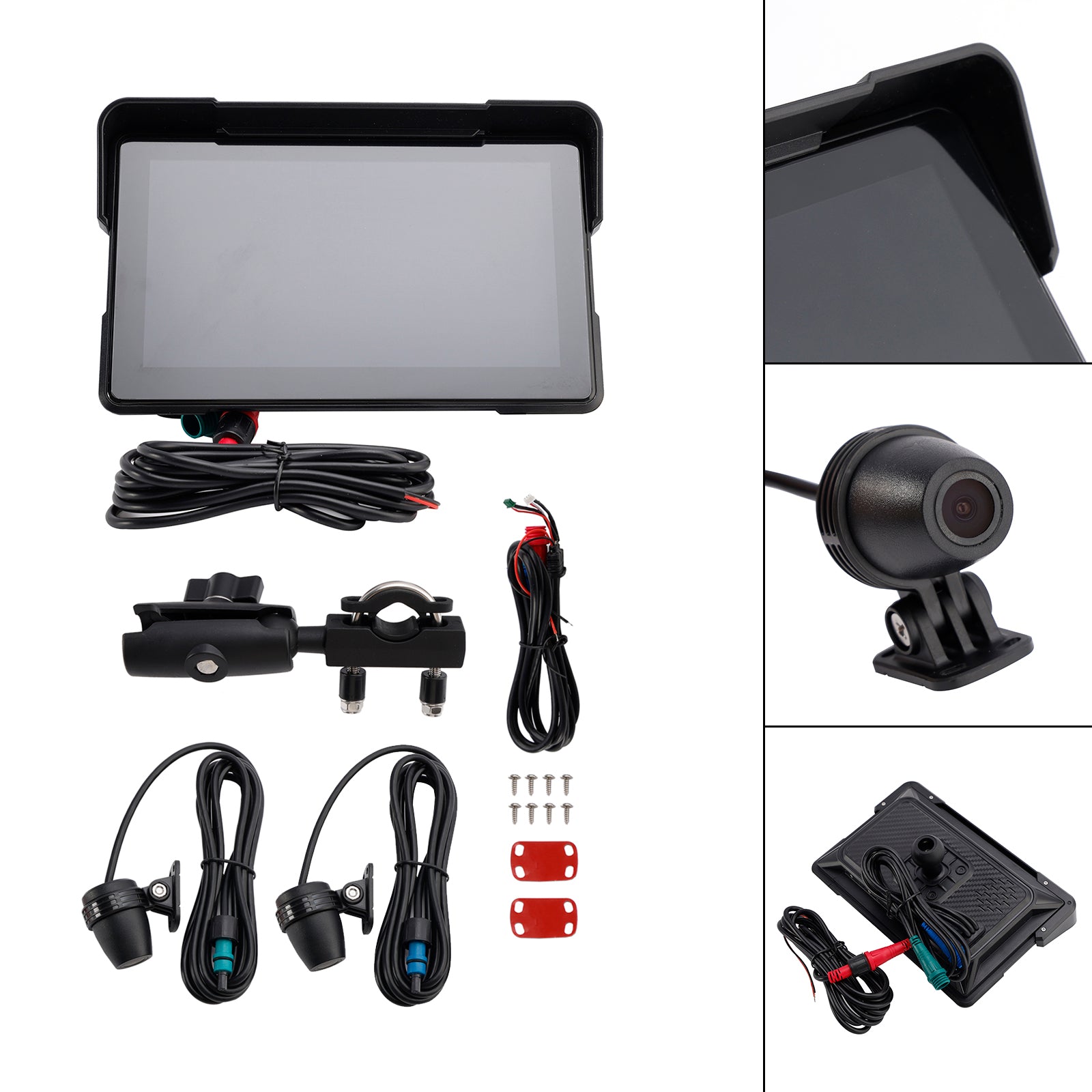 7 Zoll Universal Recorder DVR CarPlay Touchscreen für Scooter -Motorrad