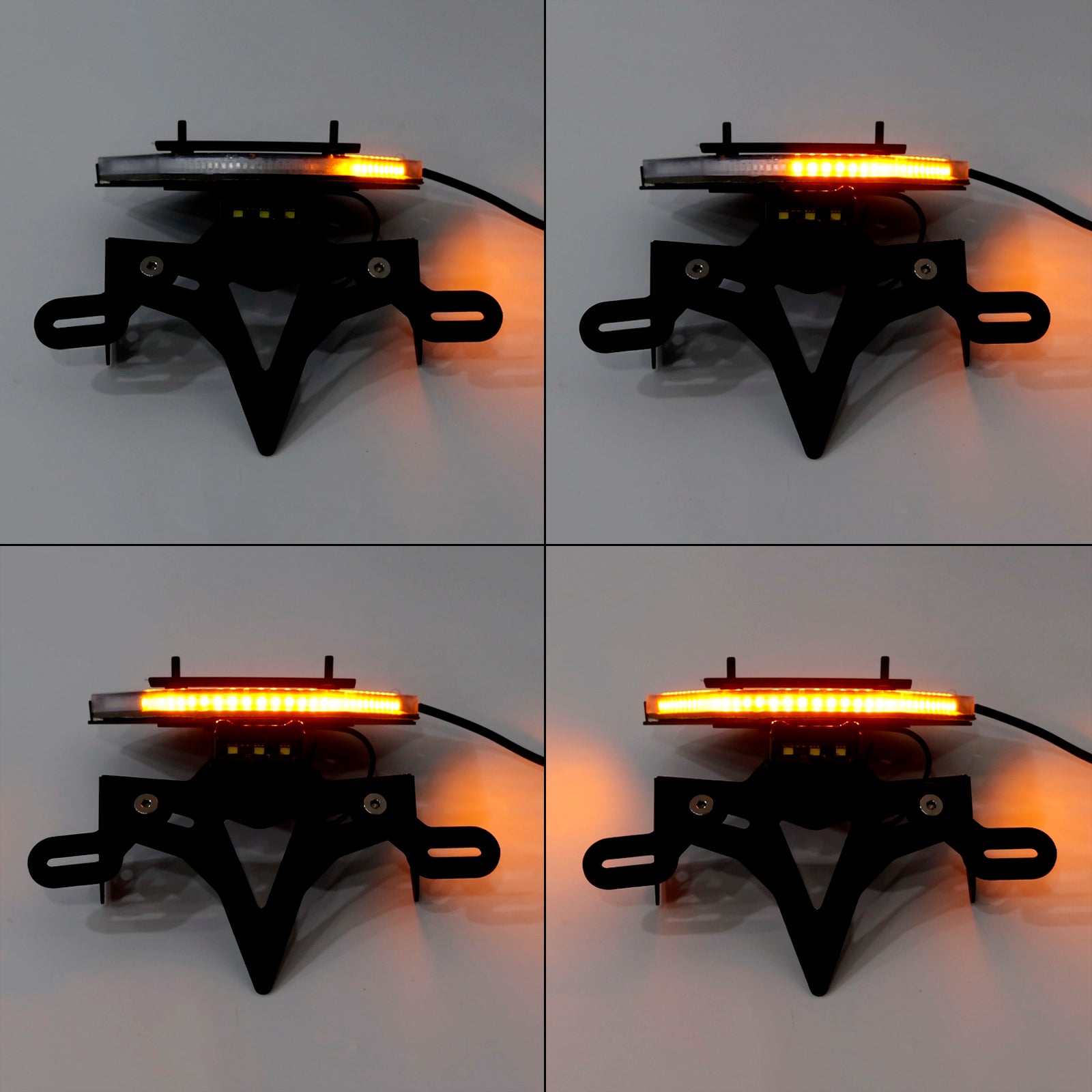 21-24 BMW S1000RR Soporte de marco de soporte de placa de matrícula de aleación de aluminio