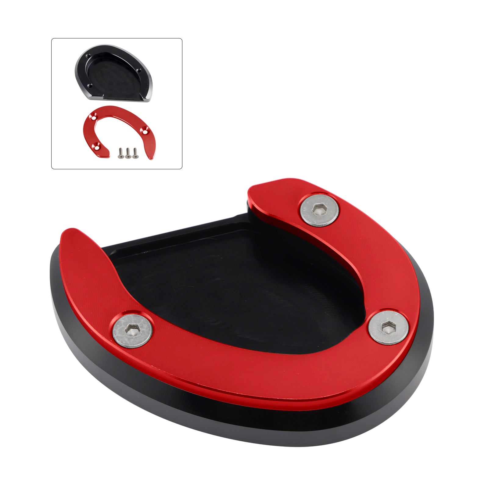 2018-2020 Bonneville Bobber T100 T120 Kickstand Enlarge Plate Pad