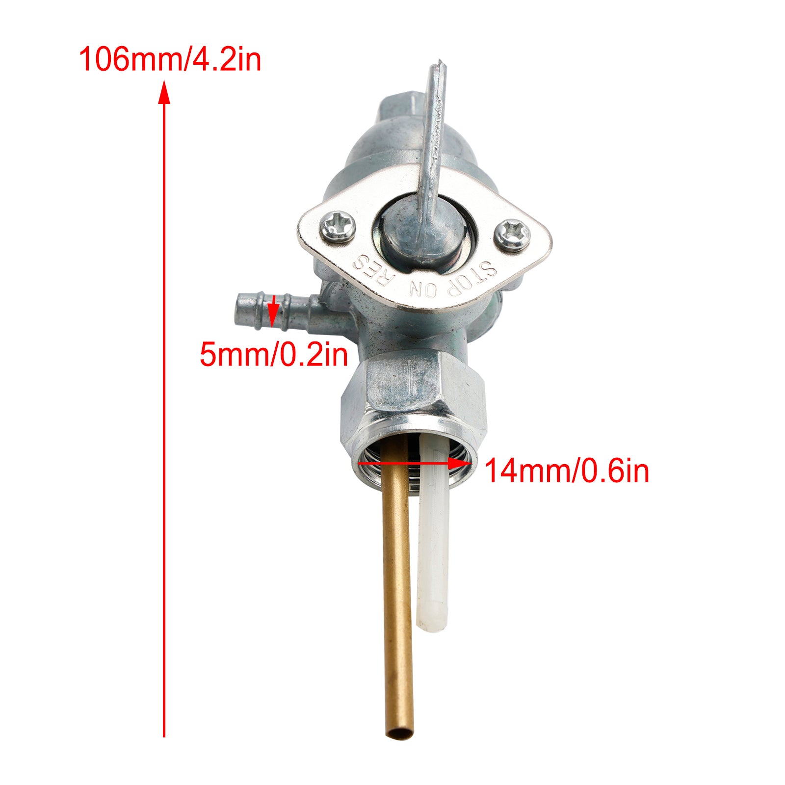 1967-1970 Yamaha RS100 1975-76 YL2 100 Gas Tank Fuel Cock Valve Petcock