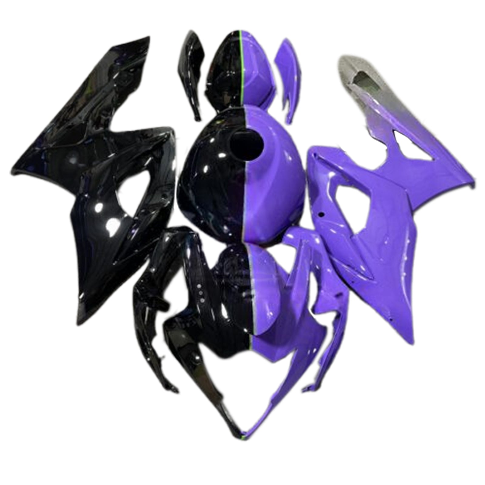 Amotopart 2005-2006 Suzuki GSXR1000 Purple Black Fairing Kit