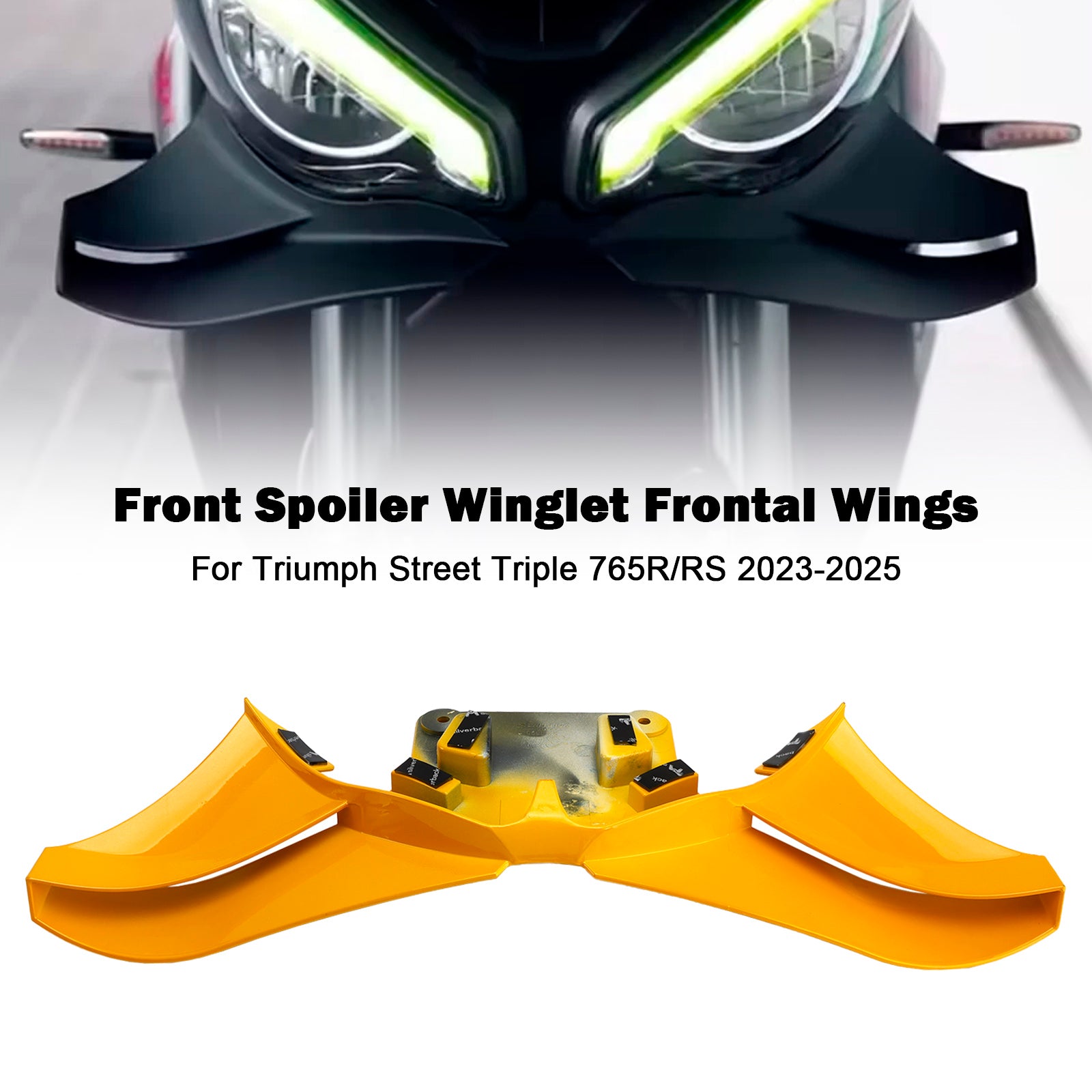 2023-2025 Street Triple 765R/RS Front Spoiler Winglet Frontal Wings