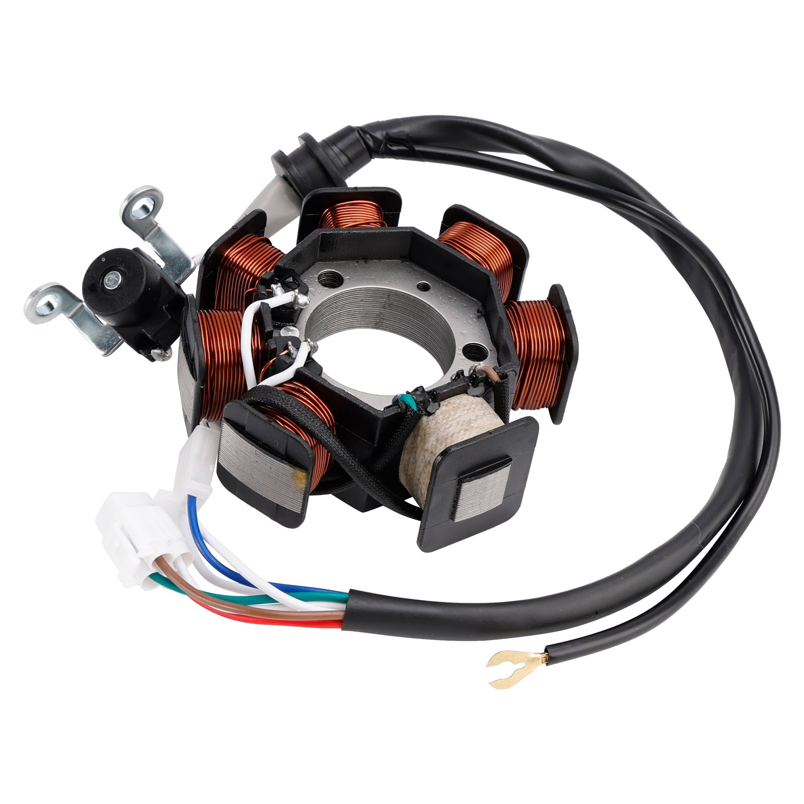 04-10 Yamaha YBR125 YBR125E YBR125EGS 7 Coils Stator Generator