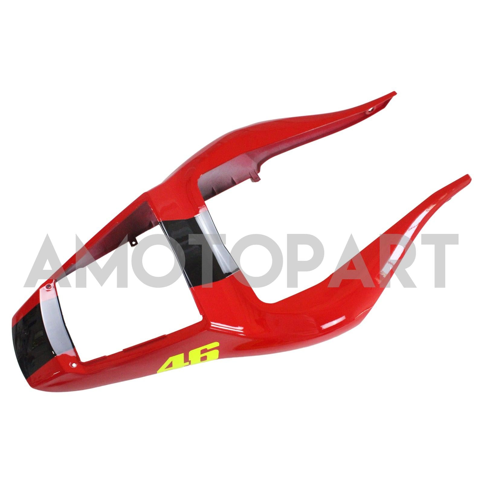Amotopart 1998-2002 YZF 600 R6 Yamaha Rouge&Kit de carénage dents de requin vertes