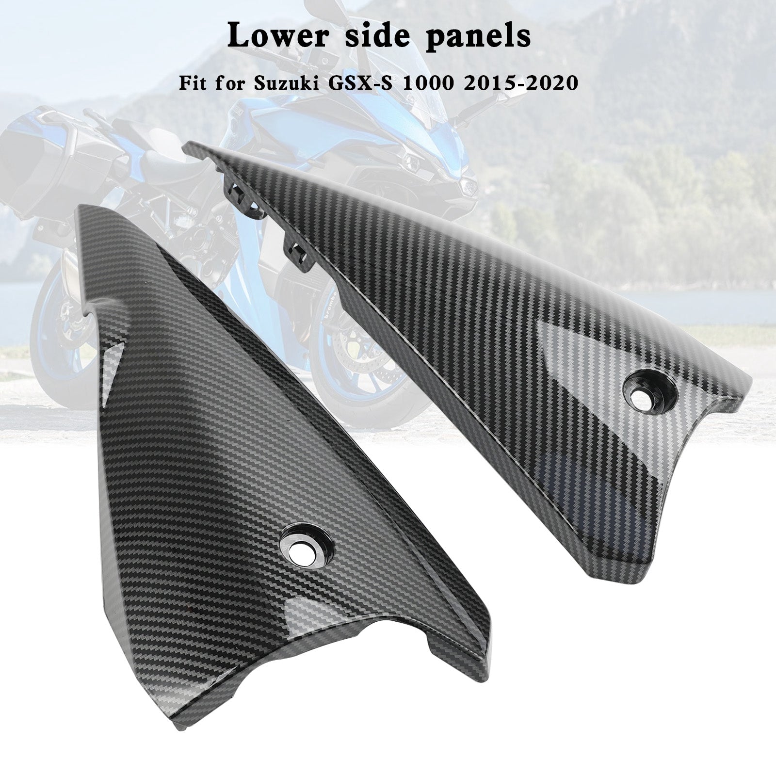 Panneaux de pan de ventre supérieur cavening de côté inférieur pour Suzuki GSX-S 1000 2015-2020