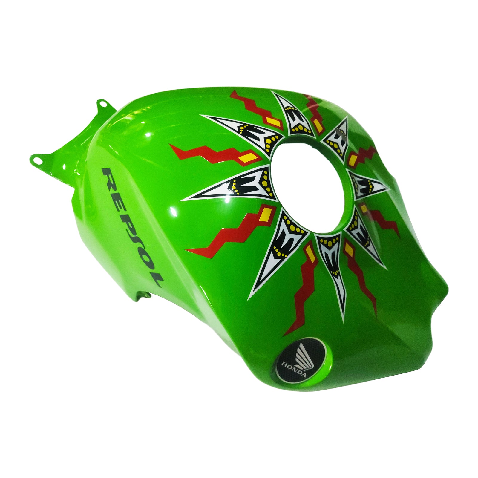 Amotopart 2008-2011 Honda CBR1000RR Green Black with Decals Fairing Kit