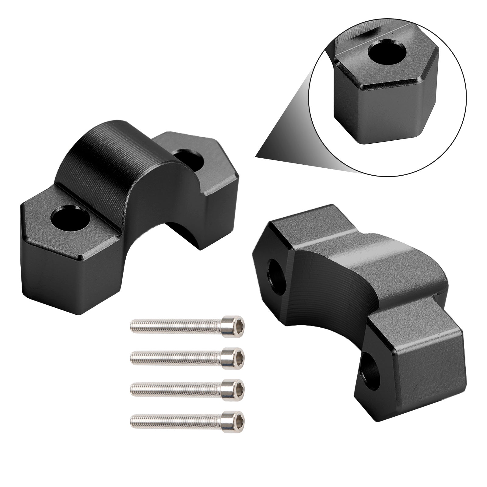 HANDLE BAR CLAMP RISE UP RISER H=25mm FOR BMW F850GS F 850 GS ADV 2018-2023