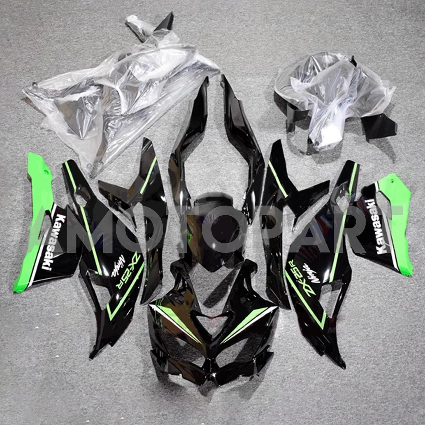 Amotopart 2019-2025 Ninja ZX25R ZX4R ZX4RR Kawasaki Fairing Kit Collection Two