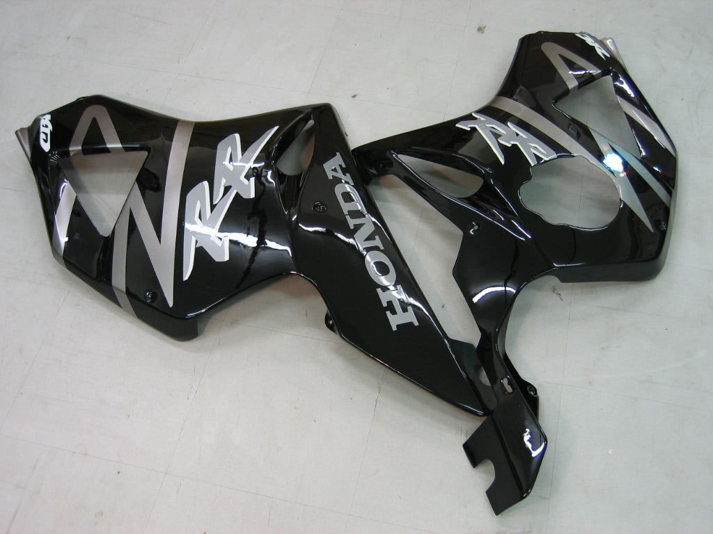 Amotopart 2002-2003 Honda CBR954 Silver Black Fairing Kit