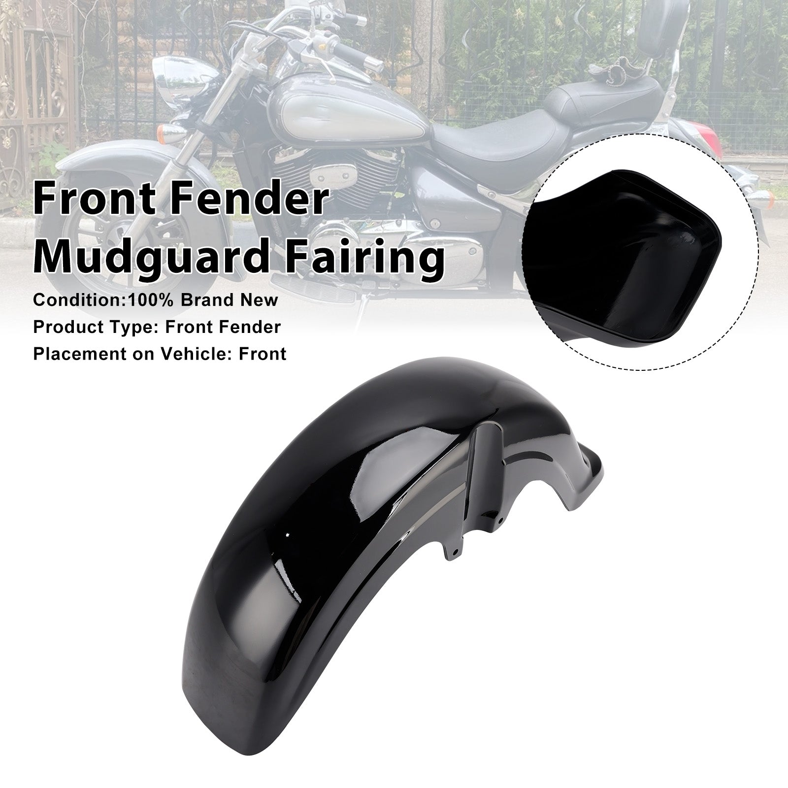 01-17 Suzuki Boulevard C50 Intruder Volusia VL400 VL800 Front Fender Fairing