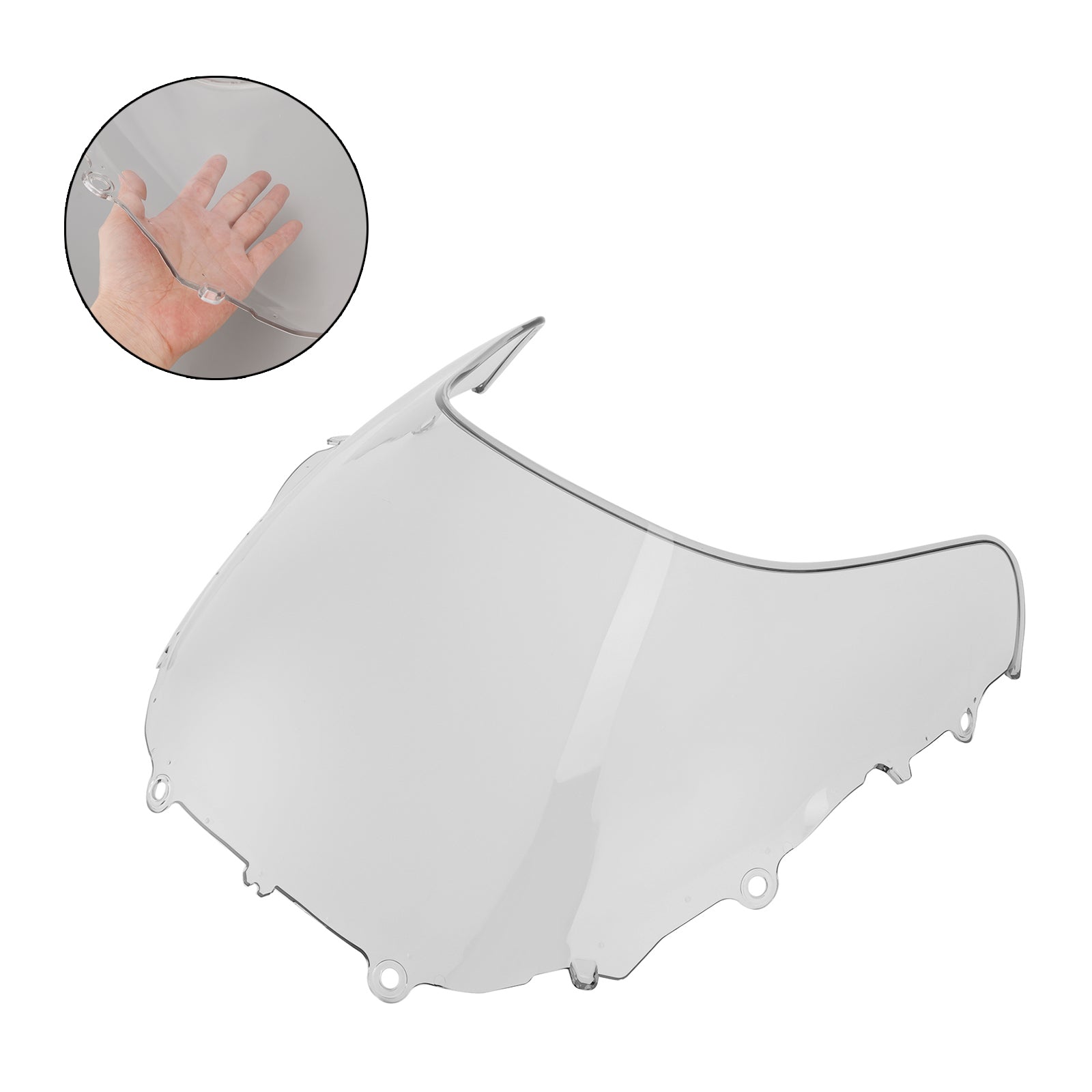 2024-2025 YAMAHA XSR900 GP vindrutan vindruta + fäste