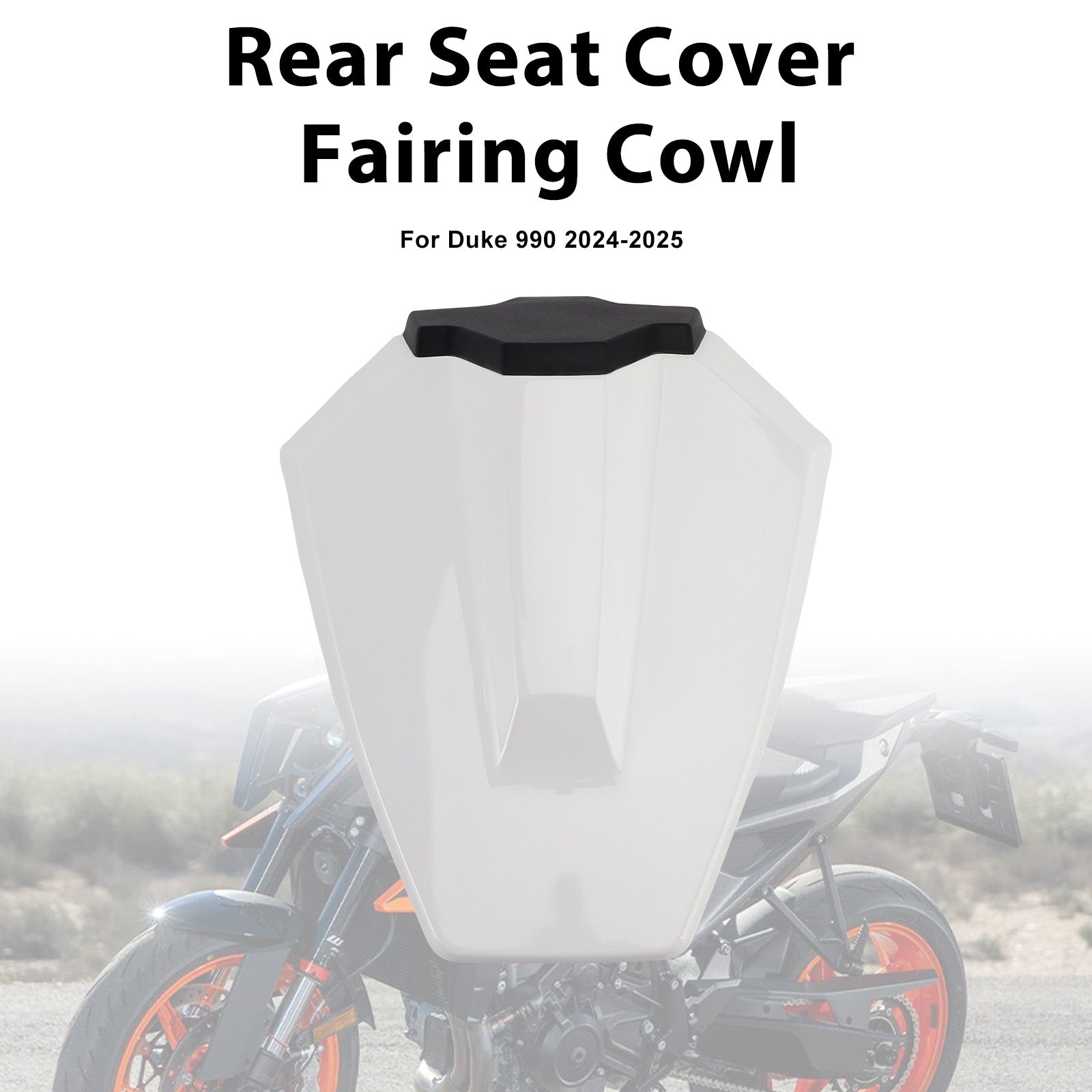 2024-2025 Duke 990 Rear Pillion Seat Cover Fairing Cowl
