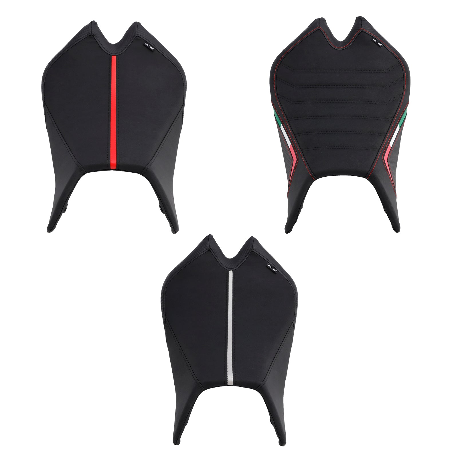 2021-2024 Aprilia RSV4 1100 PRZEDMI RAIDER SIEDZICA Kierowca poduszka pu czarna