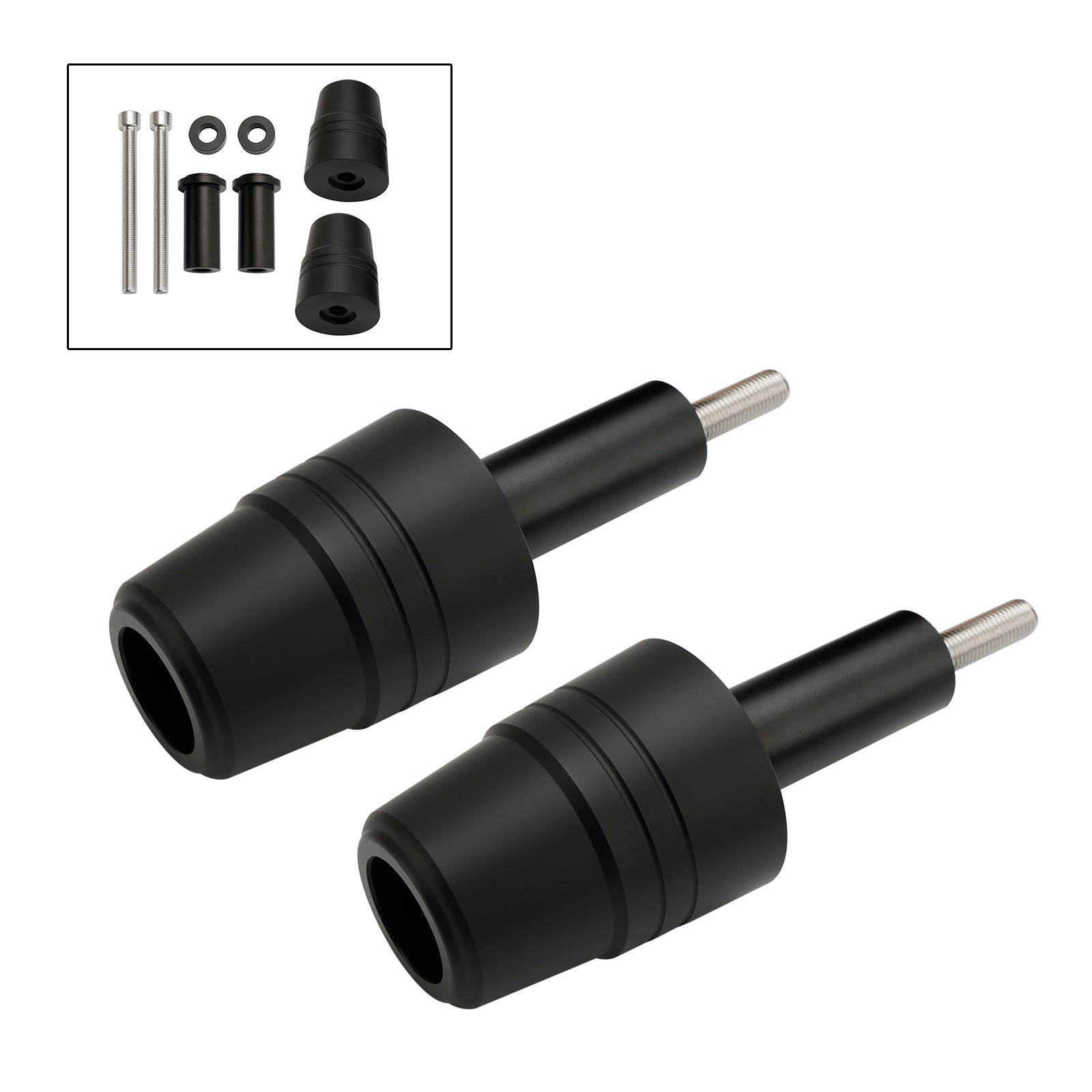 Protectores de marco antichoque deslizantes aptos para Kawasaki Ninja 400 Z900 Zx6R 636 Zx10R