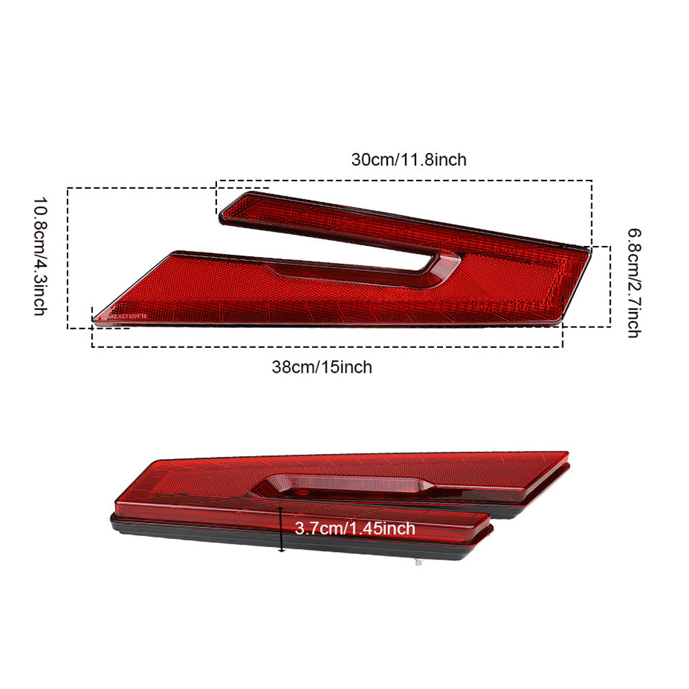 2020-2023 Polaris RZR Pro XP XP4 UTV LED Heckbremsbleche Leuchte