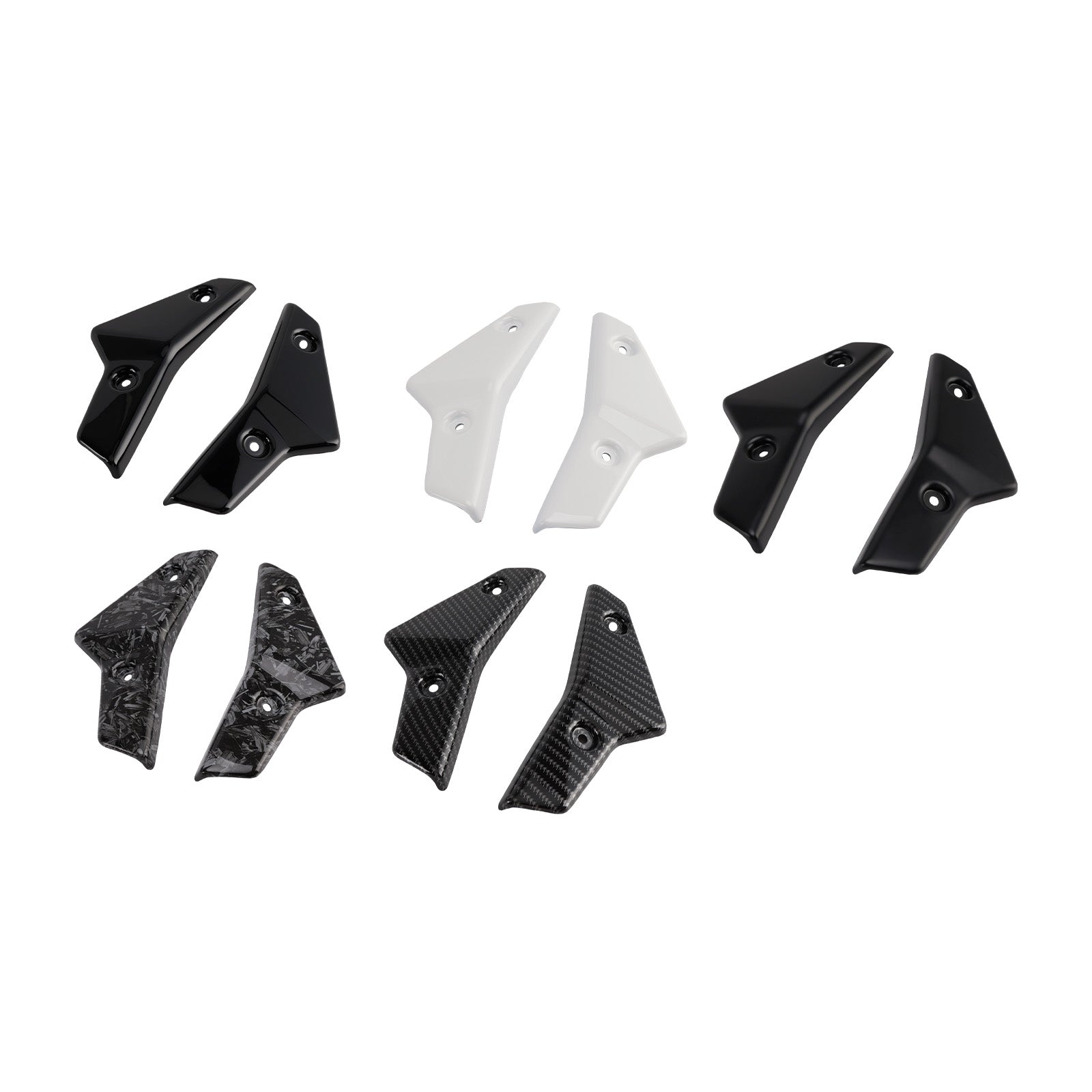 2020–2022 Street Triple 765 R/RSKühler-Seitenabdeckungs-Verkleidungsplatten