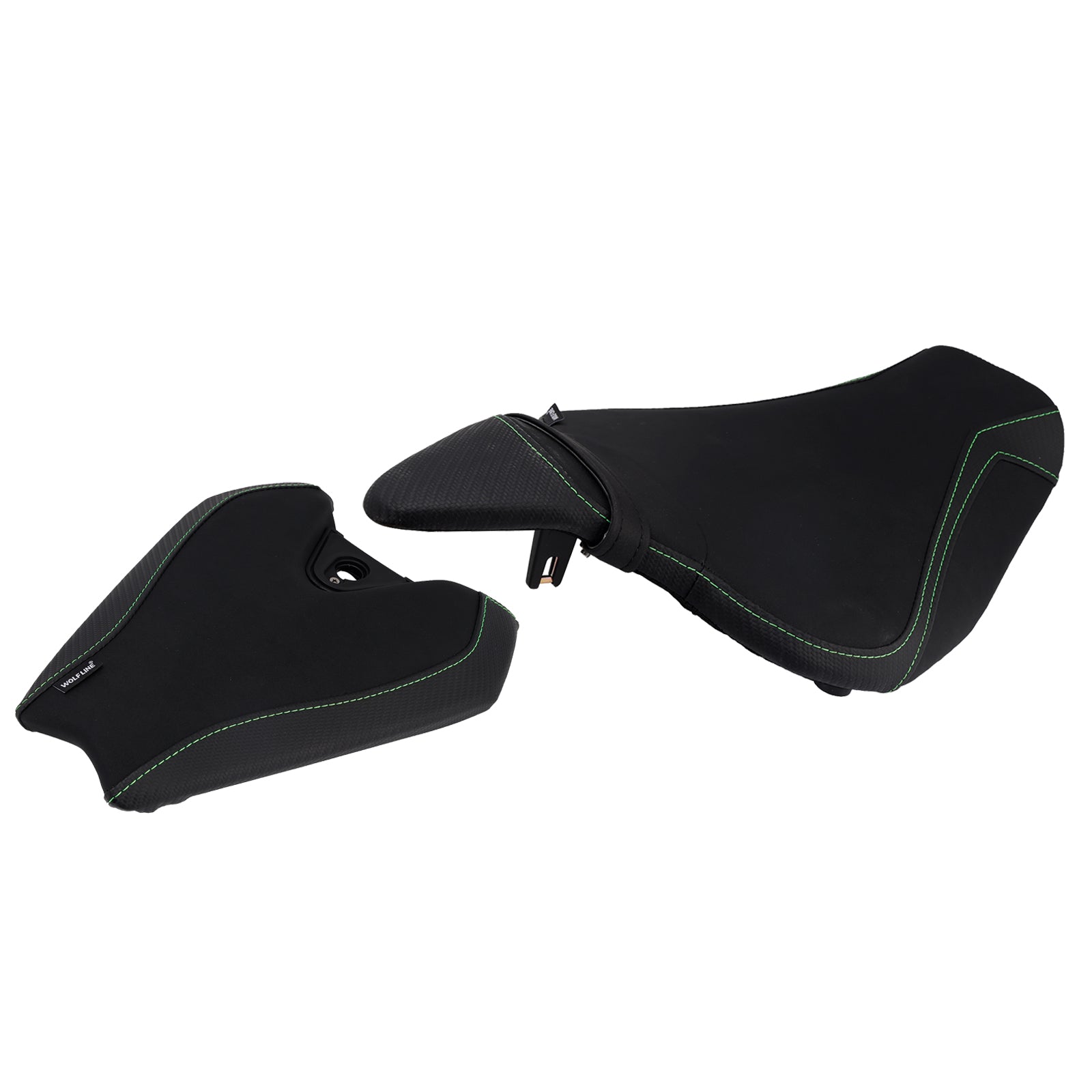 Kawasaki Z1000-coureur 2014-2025&PPassagiersstoelset Achterkussen Zwart