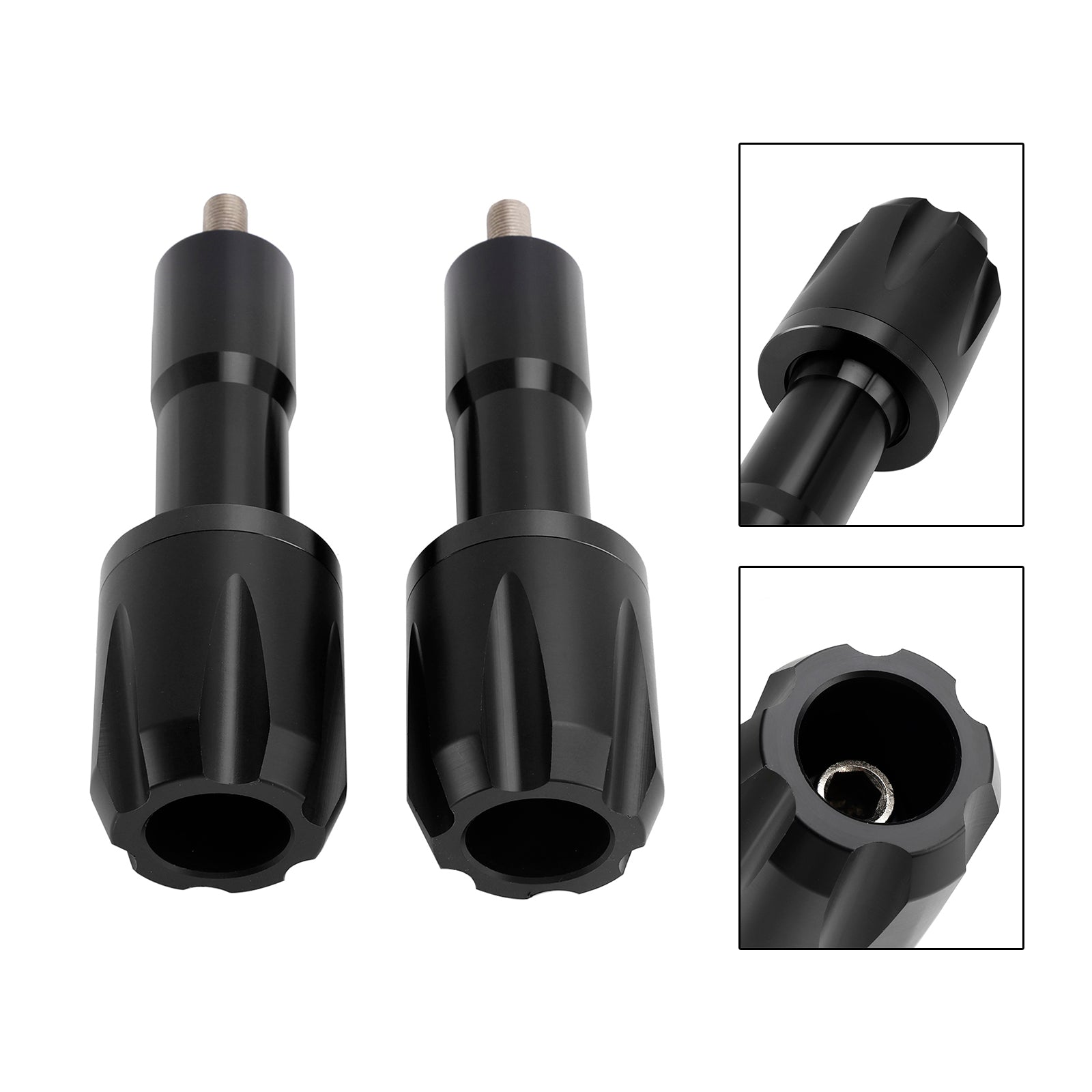 2021-2023 YAMAHA YZF-R7 YZF R7 CNC Anti-Crash Sliders Protector Black