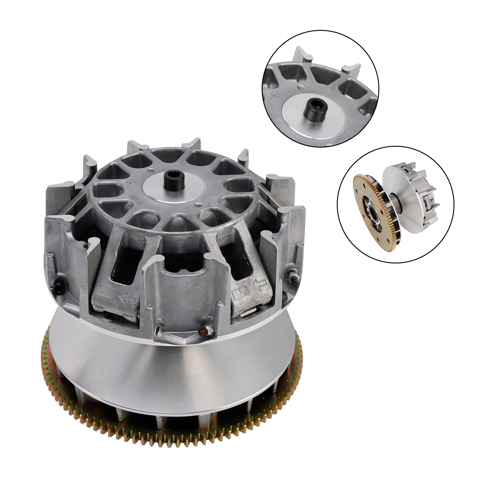 Can-Am Quest 500 600 Outlander Front Clutch Variator Pulley Set 711280155