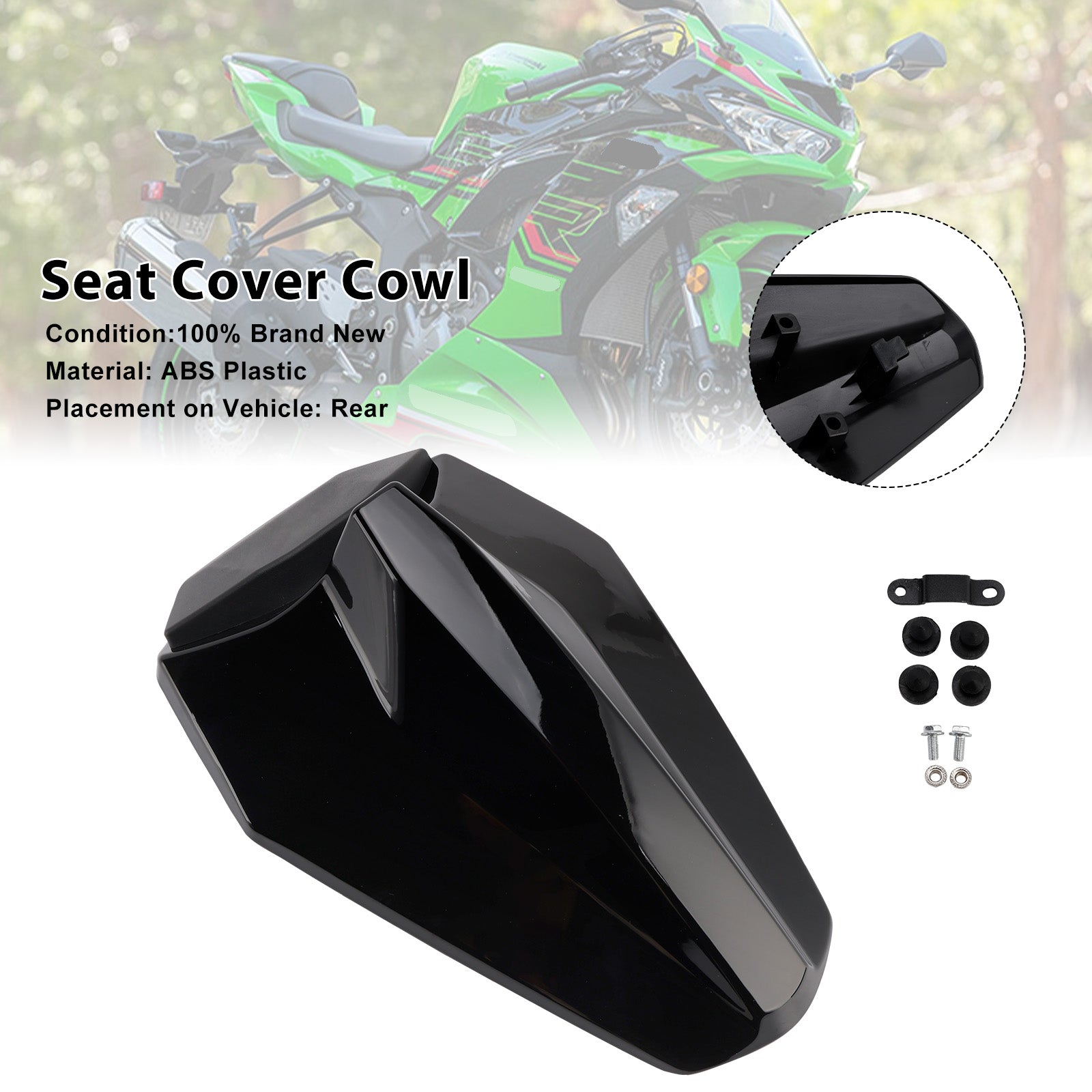 Kawasaki ZX25R ZX4R ZX4RR 20-25 Racing Tail Rear Seat Fairing Cowl