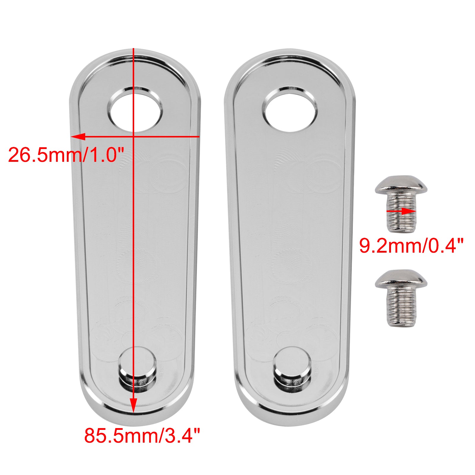 93-23 Electra Glides Road Glides Rear Floorboard Foot Peg Frame Plates