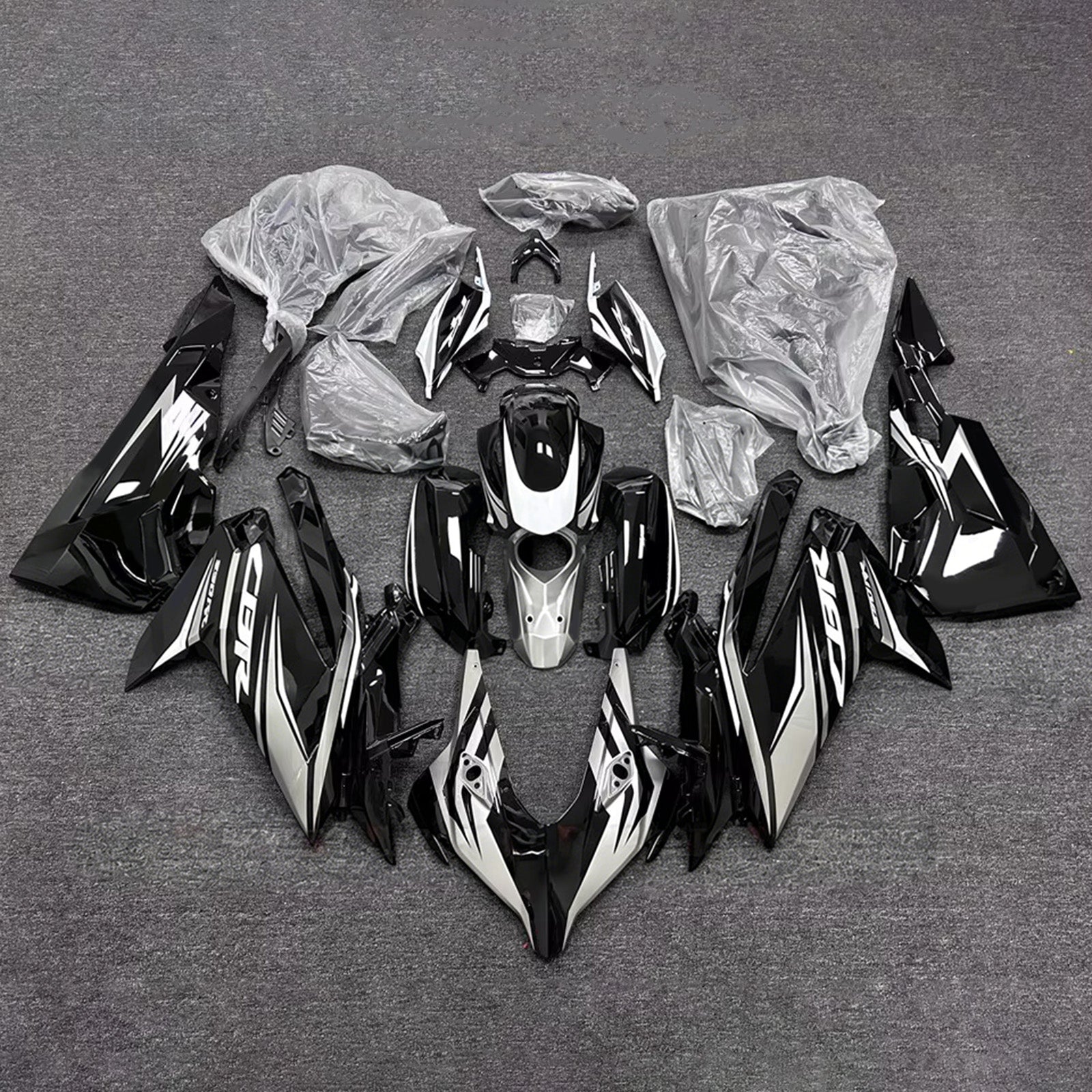Amotopart 2023-2024 Honda CBR250RR Black Fairing Kit