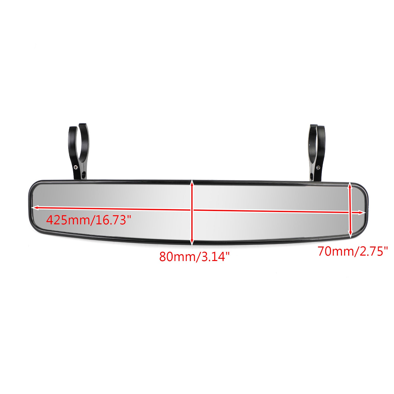 UTV 17" Rétroviseur 2" Arceau de sécurité pour Can-am Maverick STD XRS XMR XRS XXC