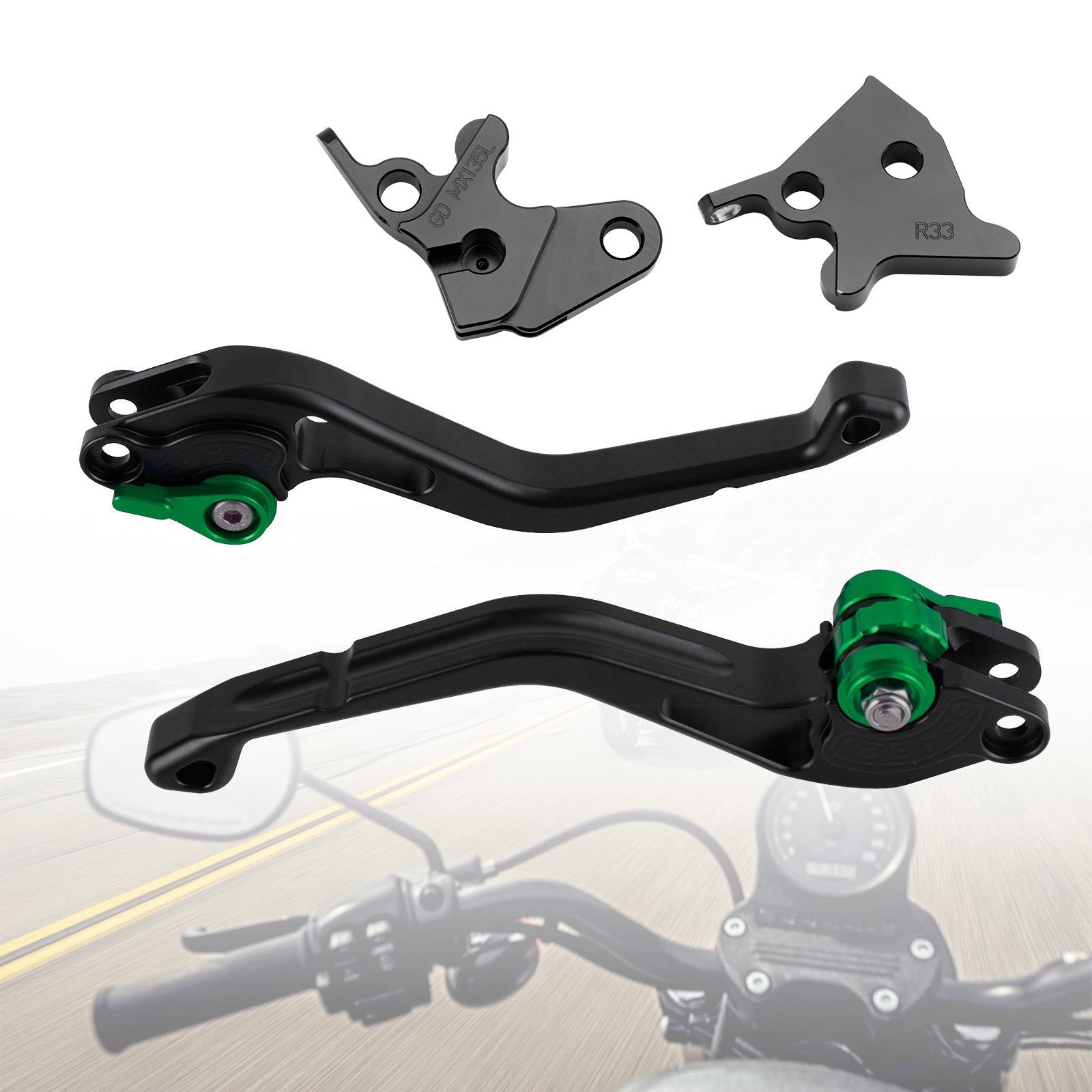 Yamaha YBR125 2005-2014 Nouveau levier de frein à embrayage court