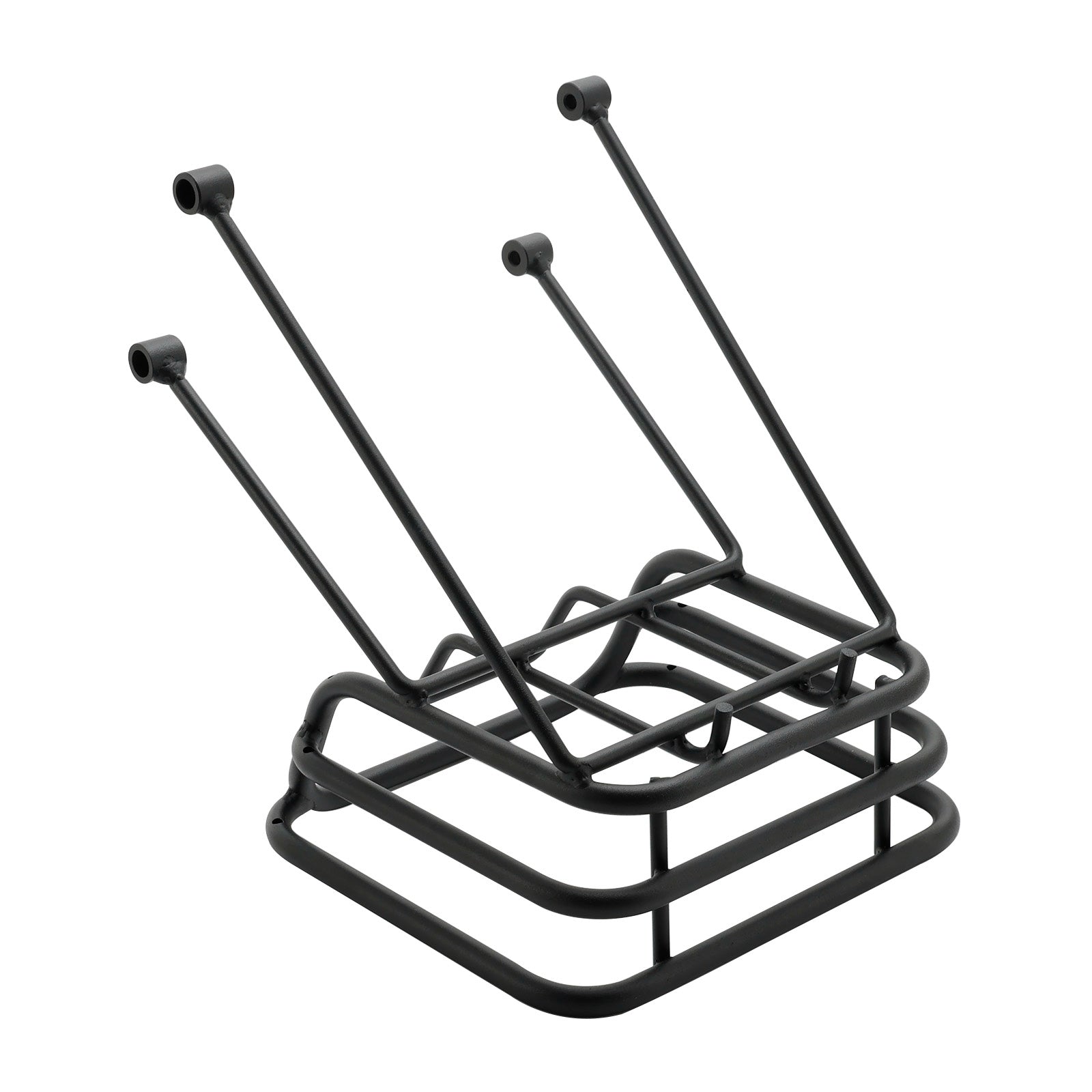 Black Front Rack Carrier Basket til Honda Hunter Cub CT125 Trail 2020-2023 22 21