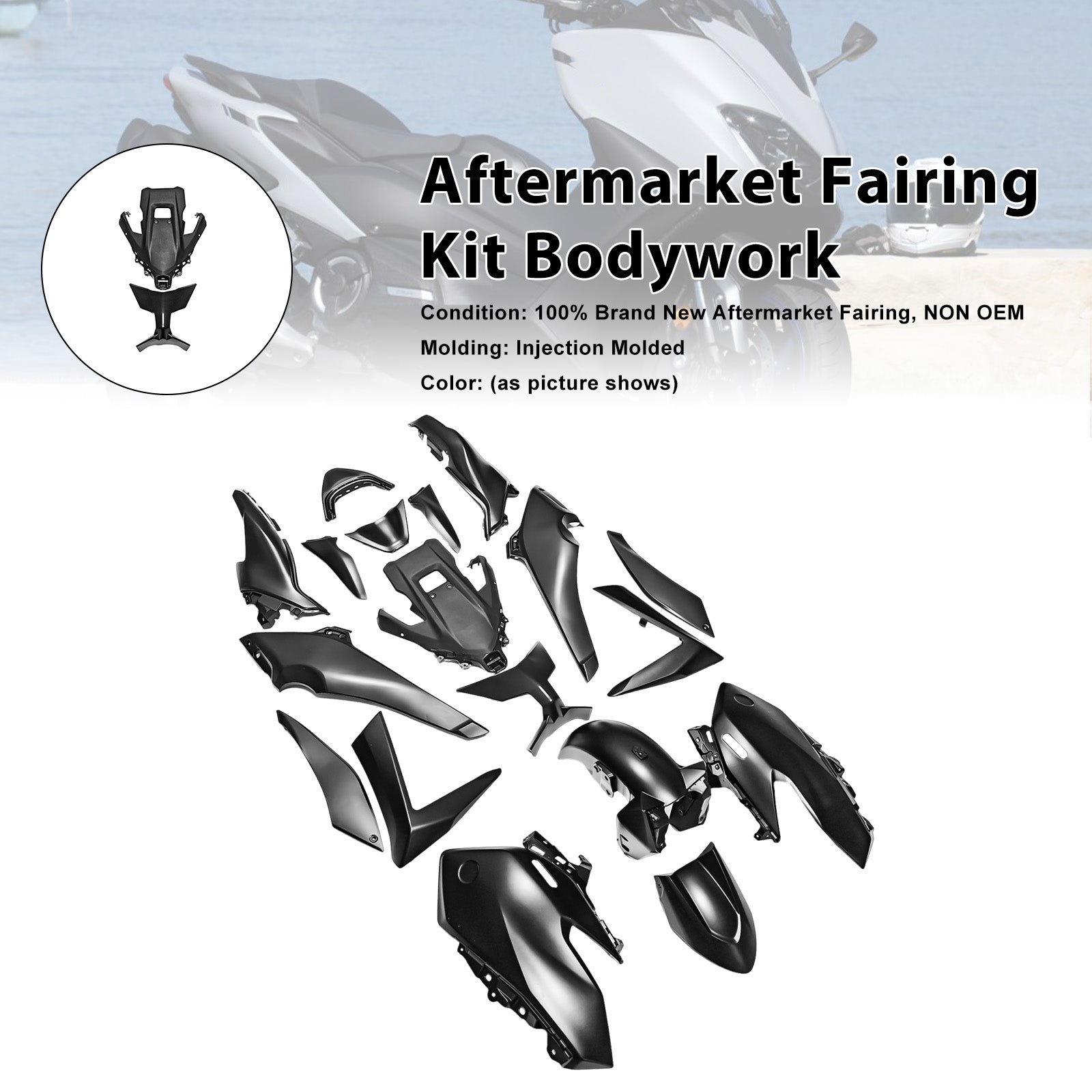 Amotopart 2025-2026 Yamaha TMAX560 Fairing Kit Collection
