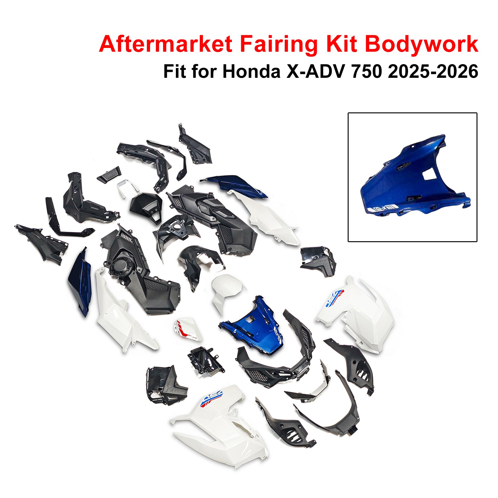 Amotopart 2025-2026 Honda X-ADV 750 Collection de kits de carénage