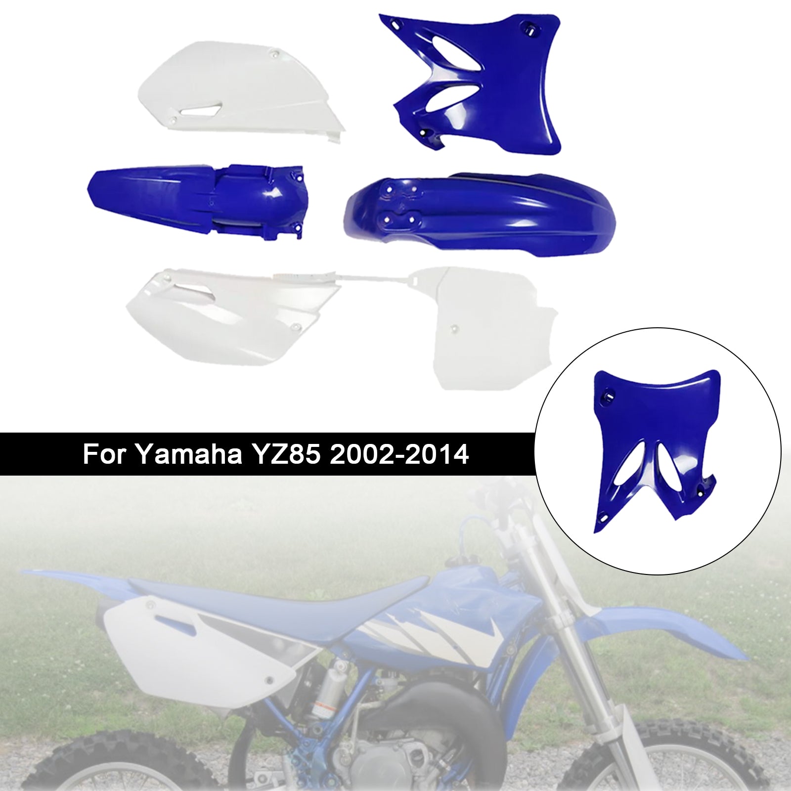 Amotopart 2002-2014 Yamaha YZ85 Fairing Kit