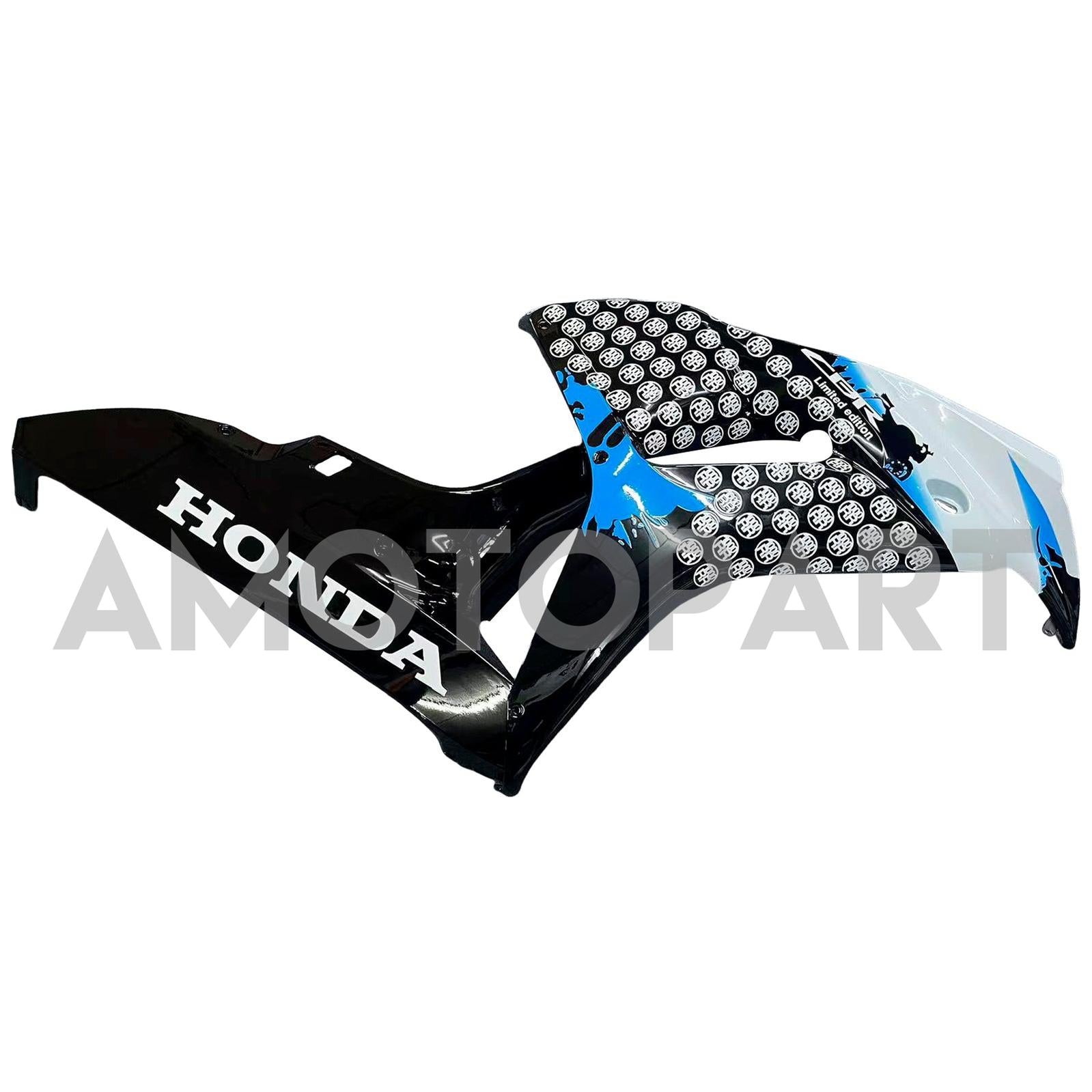 Amotopart 2006-2007 Honda CBR1000RR White Black Fairing Kit