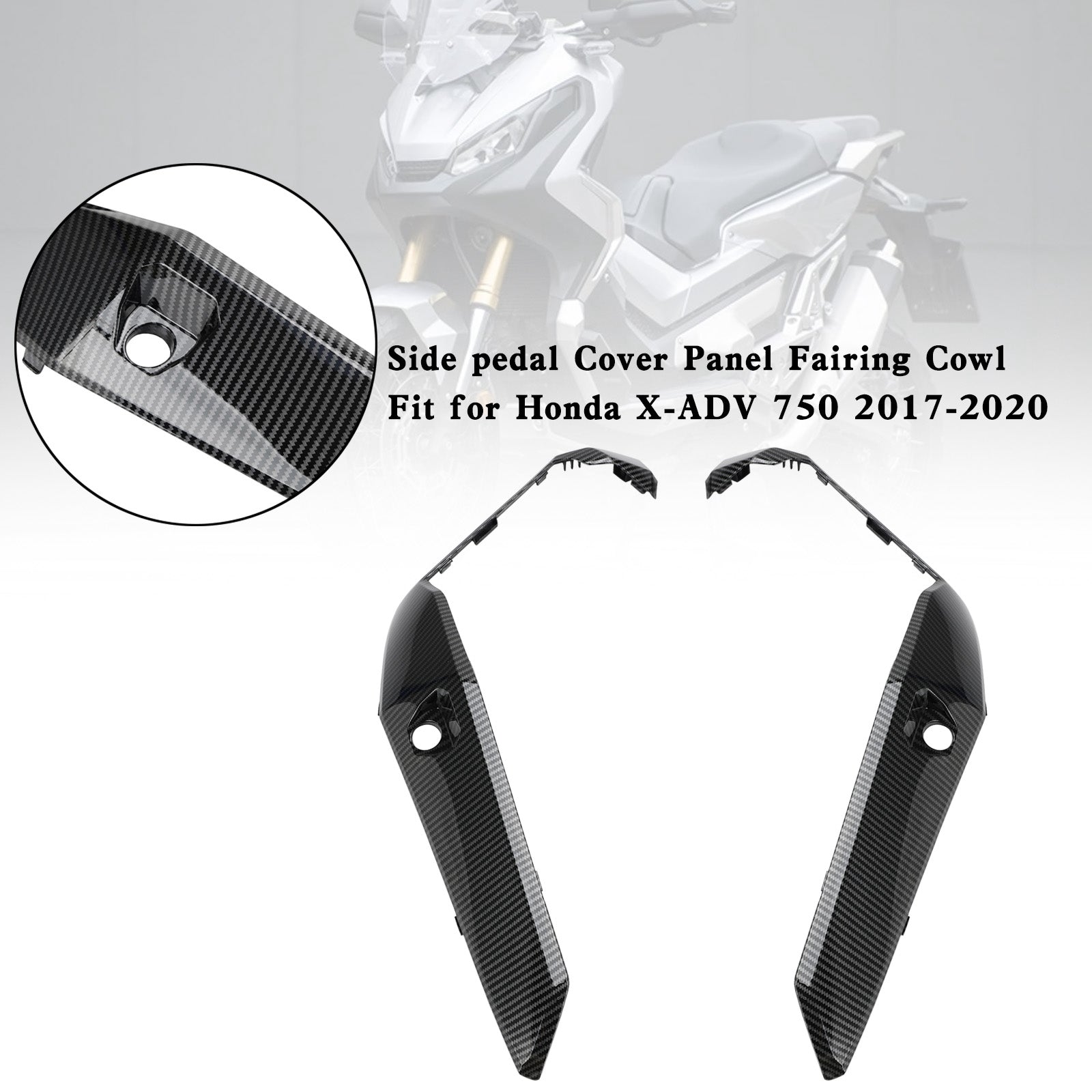 Panel Panel Panel Panel pro pedály Cowl pro Honda X-ADV 750 XADV 2017-2020