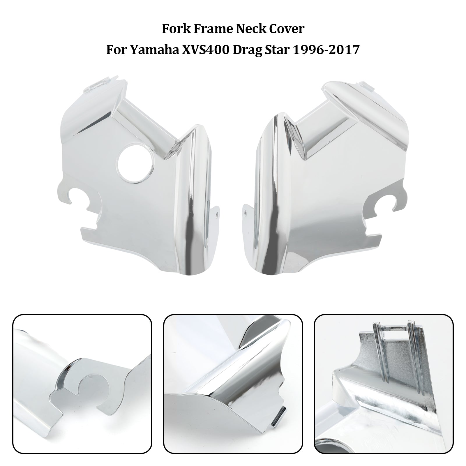 97-03 YAMAHA XVS400 XVS650 Drag Star V-Star 650 gaffel Nackskydd