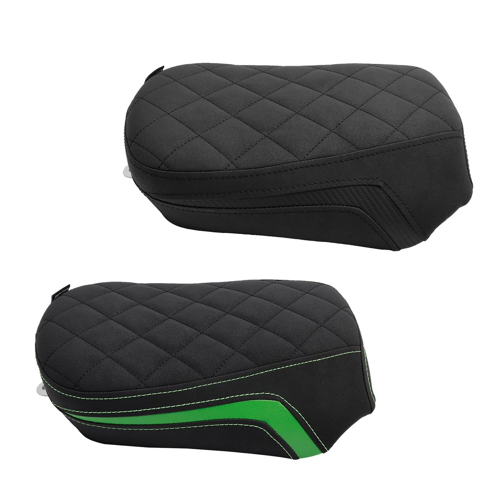 Kawasaki Vulcan S EN VN 650 15-23 Baksätet Passagerarkudde platt grön svart